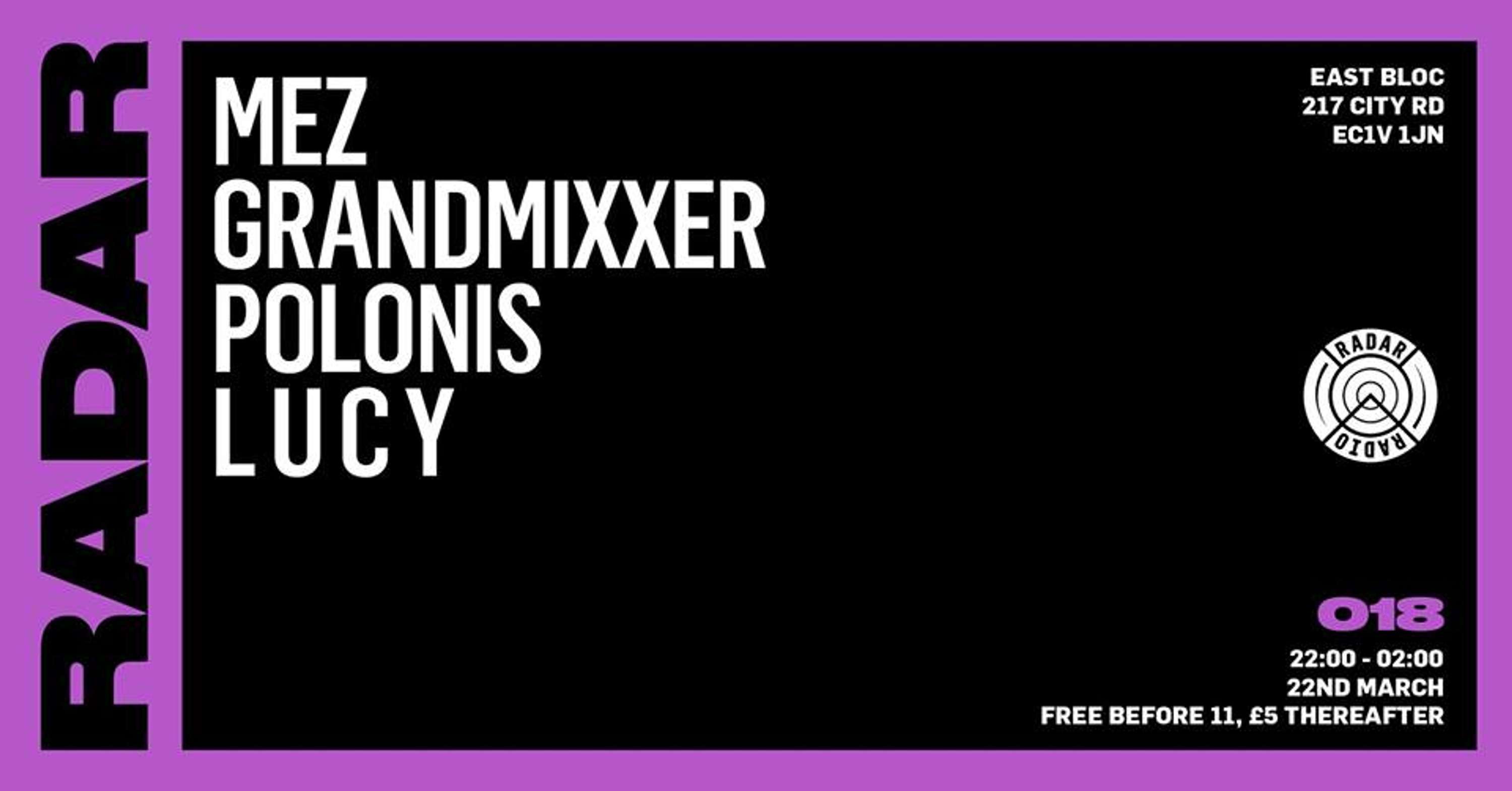 RADAR Weekly Event Series by James Craigie