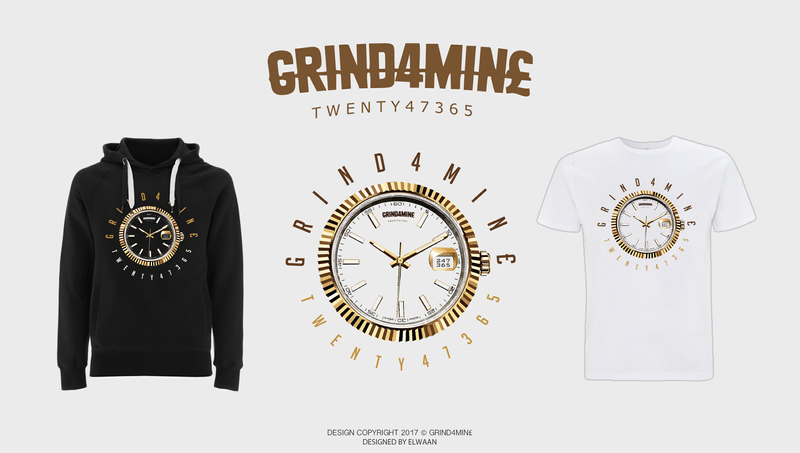 Grind4Mine - Graphic design for clothing by Yousif Halwachi