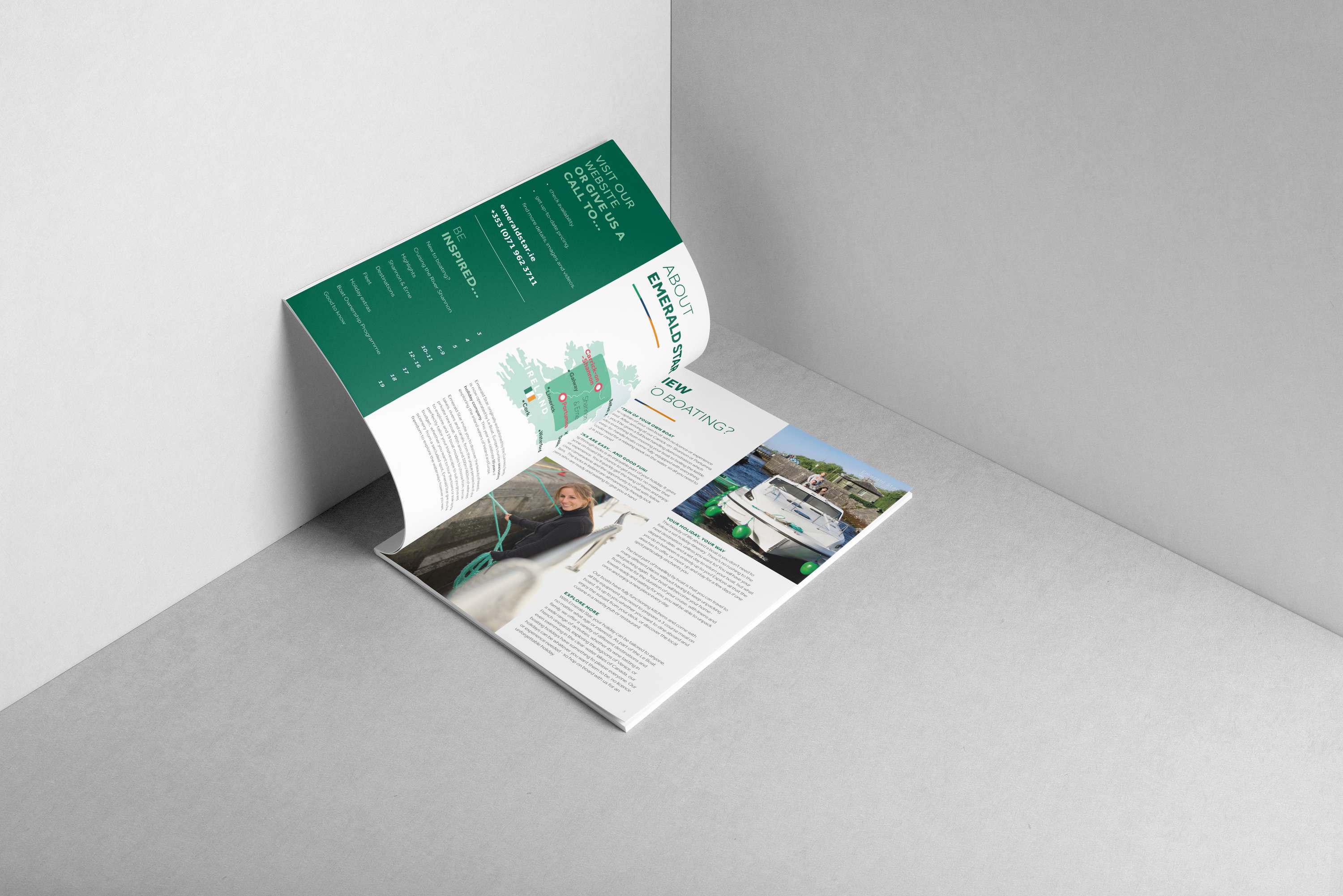 Ireland Brochure Design by Ela Lubecka