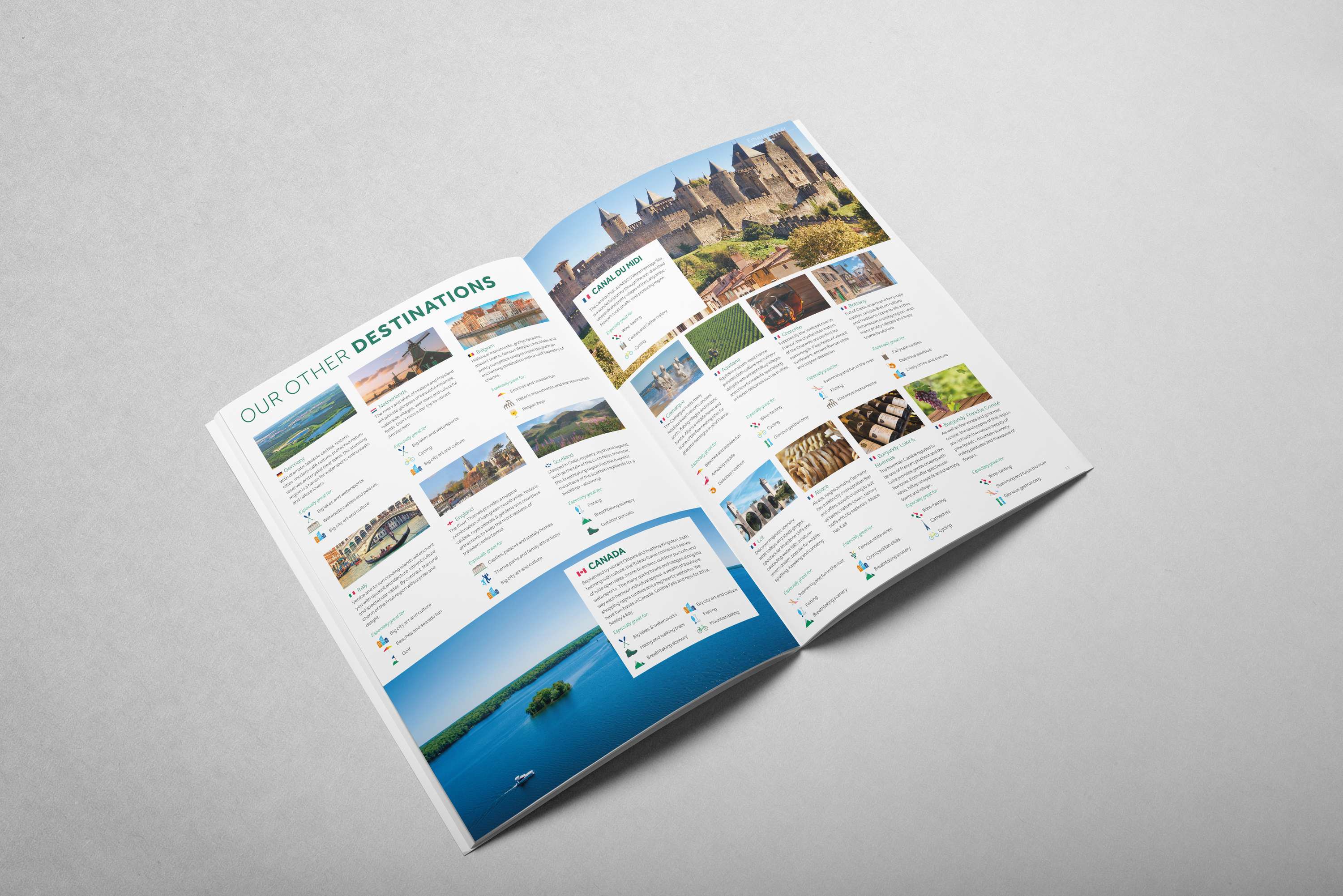 Ireland Brochure Design by Ela Lubecka