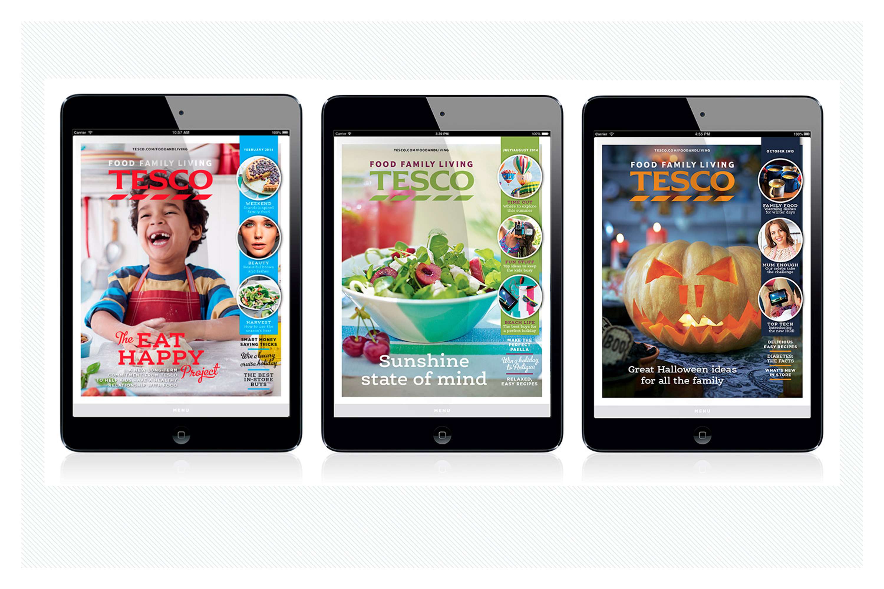 Tesco iPad projects by David Jackson
