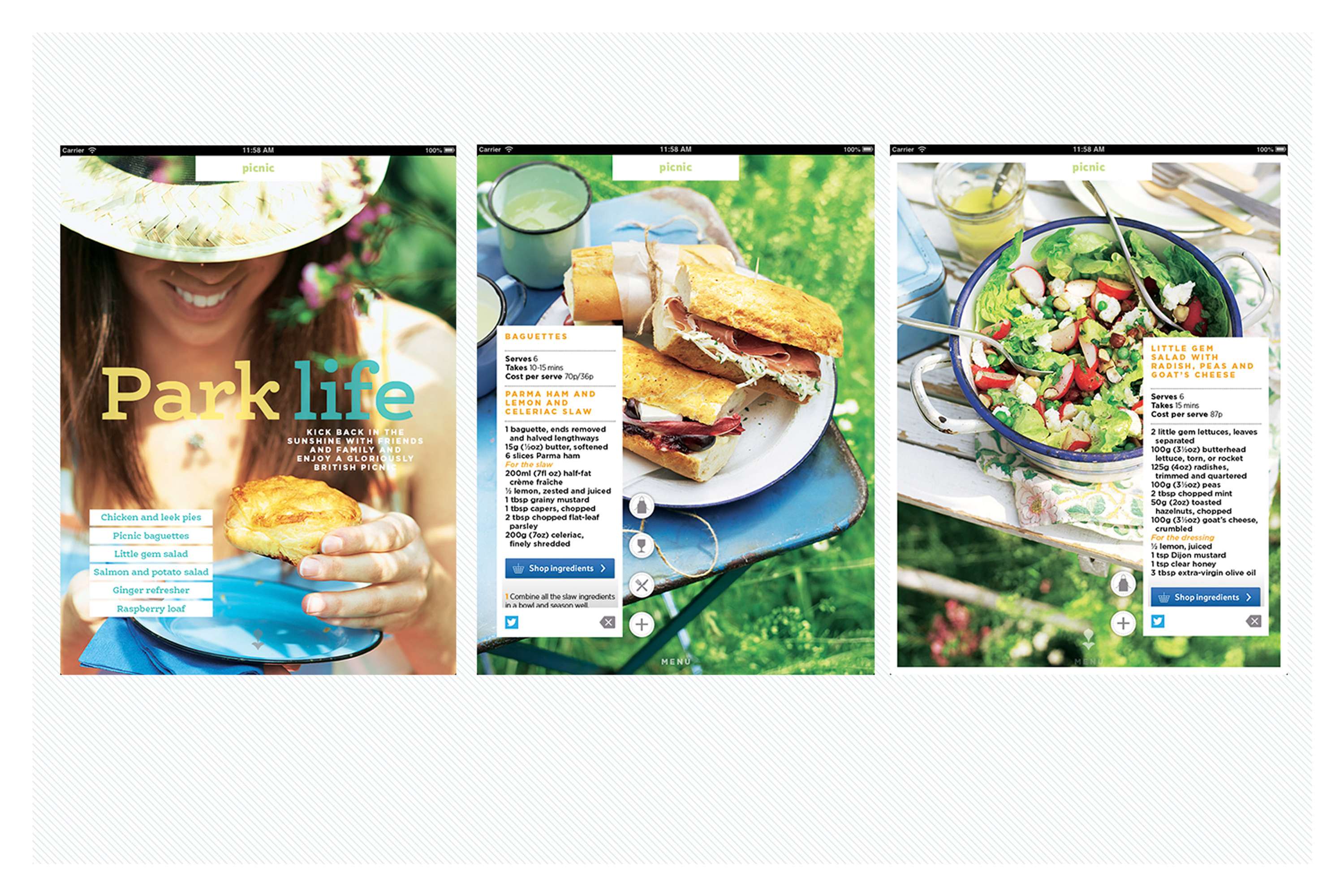 Tesco iPad projects by David Jackson