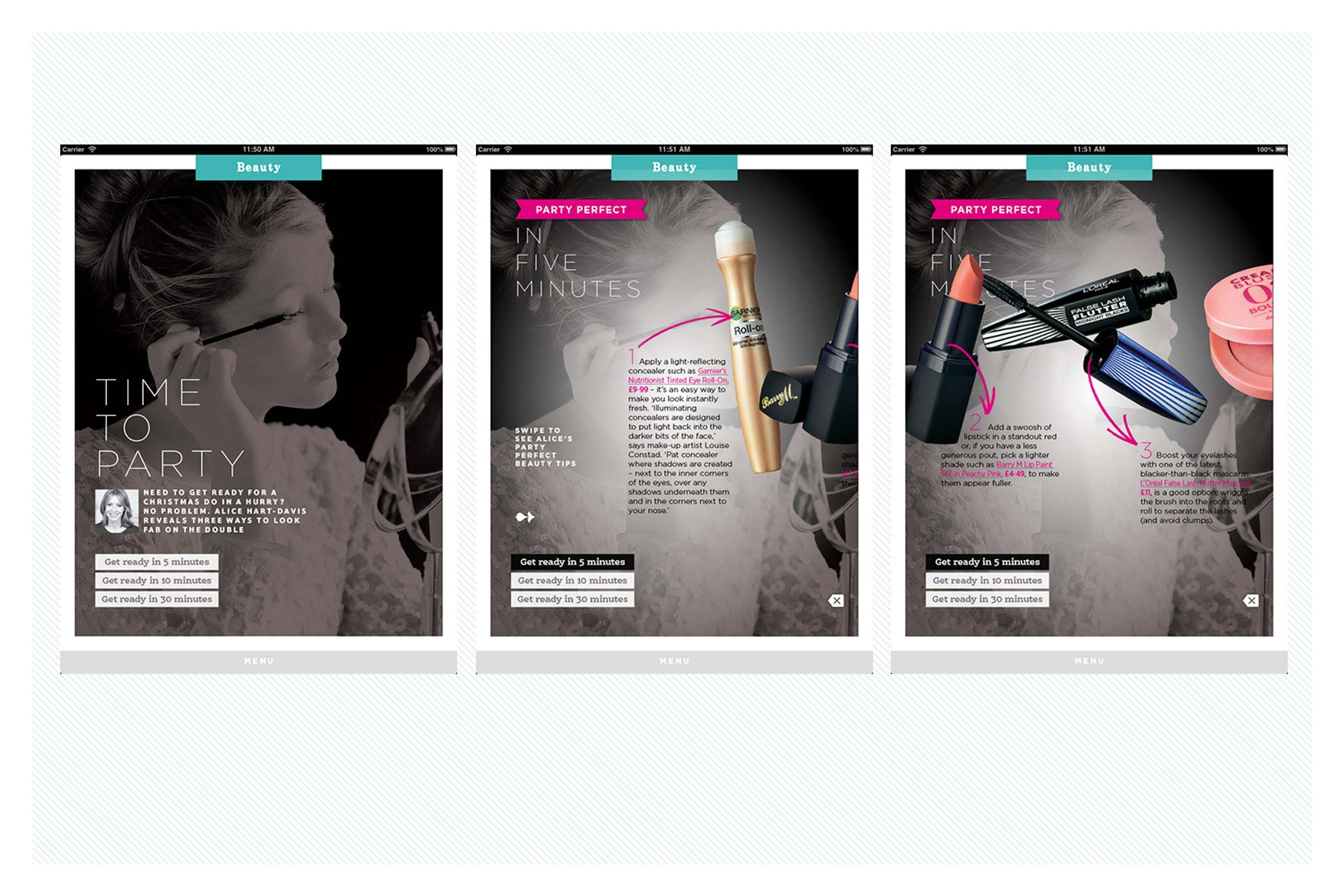 Tesco iPad projects by David Jackson