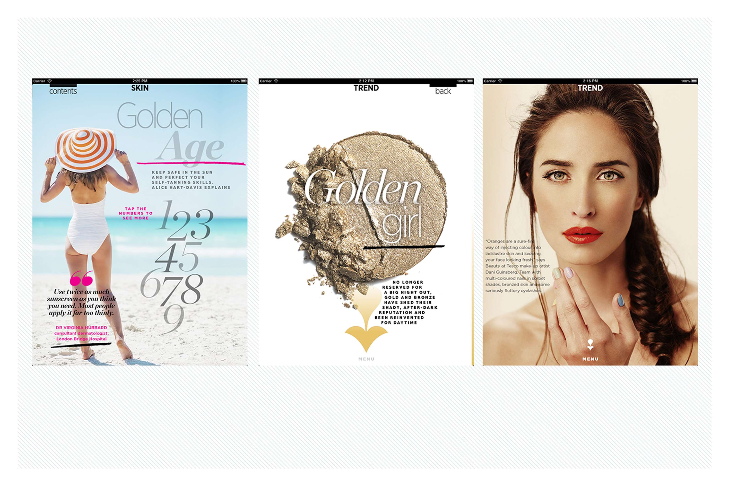 Tesco iPad projects by David Jackson