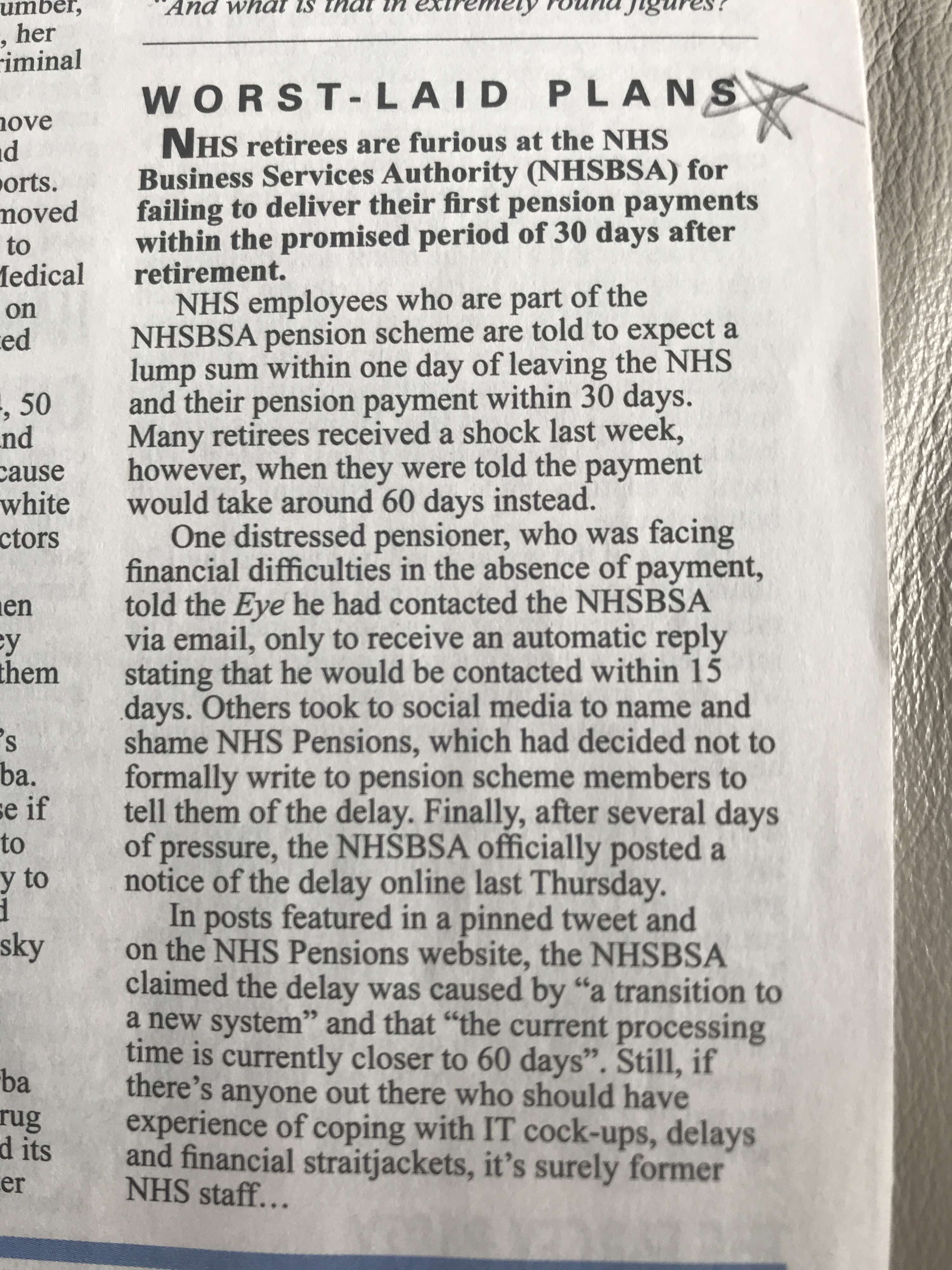 Issue 1477 Private Eye - two articles published by Lauren Morris