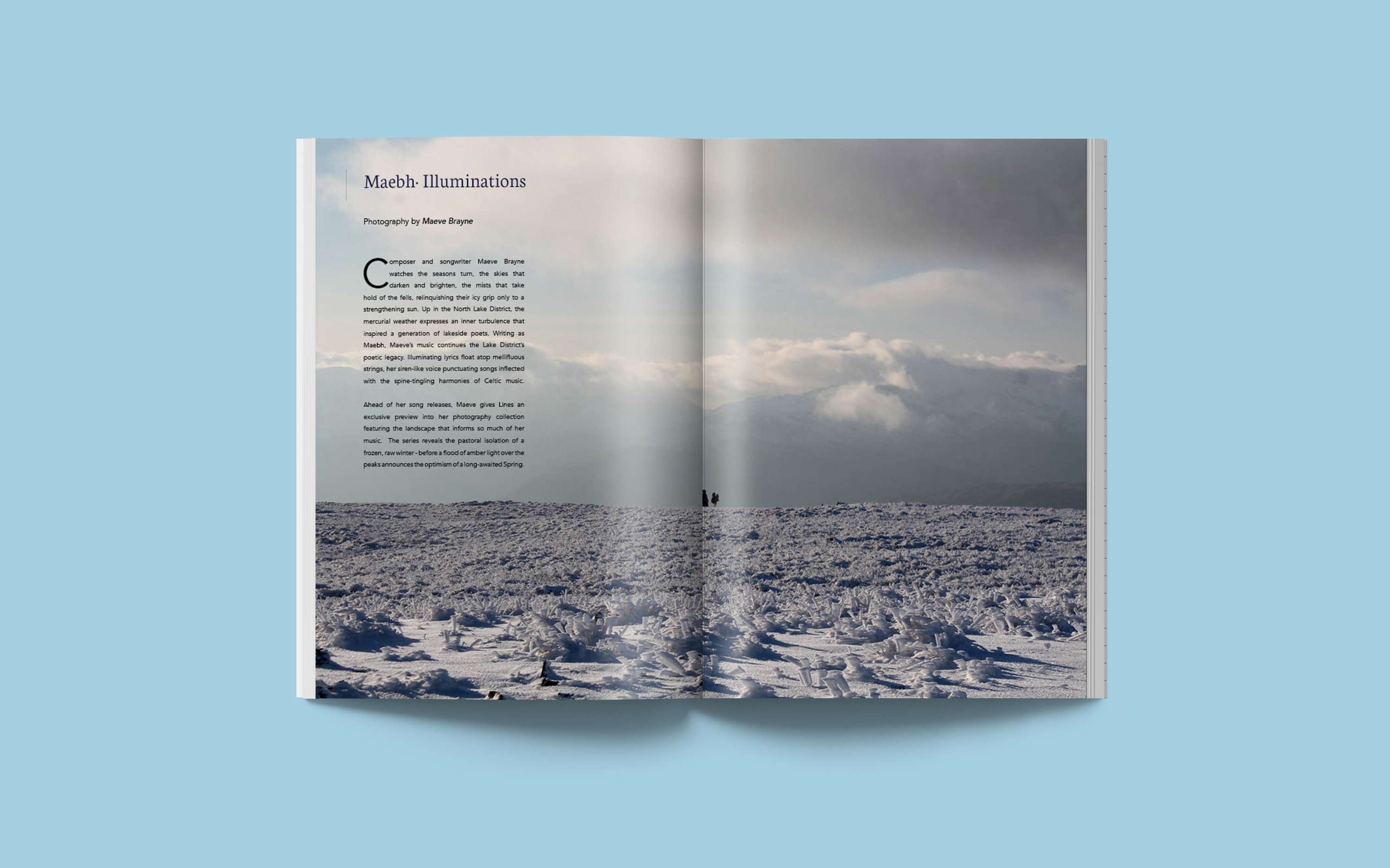 lines zine by Claire McQue