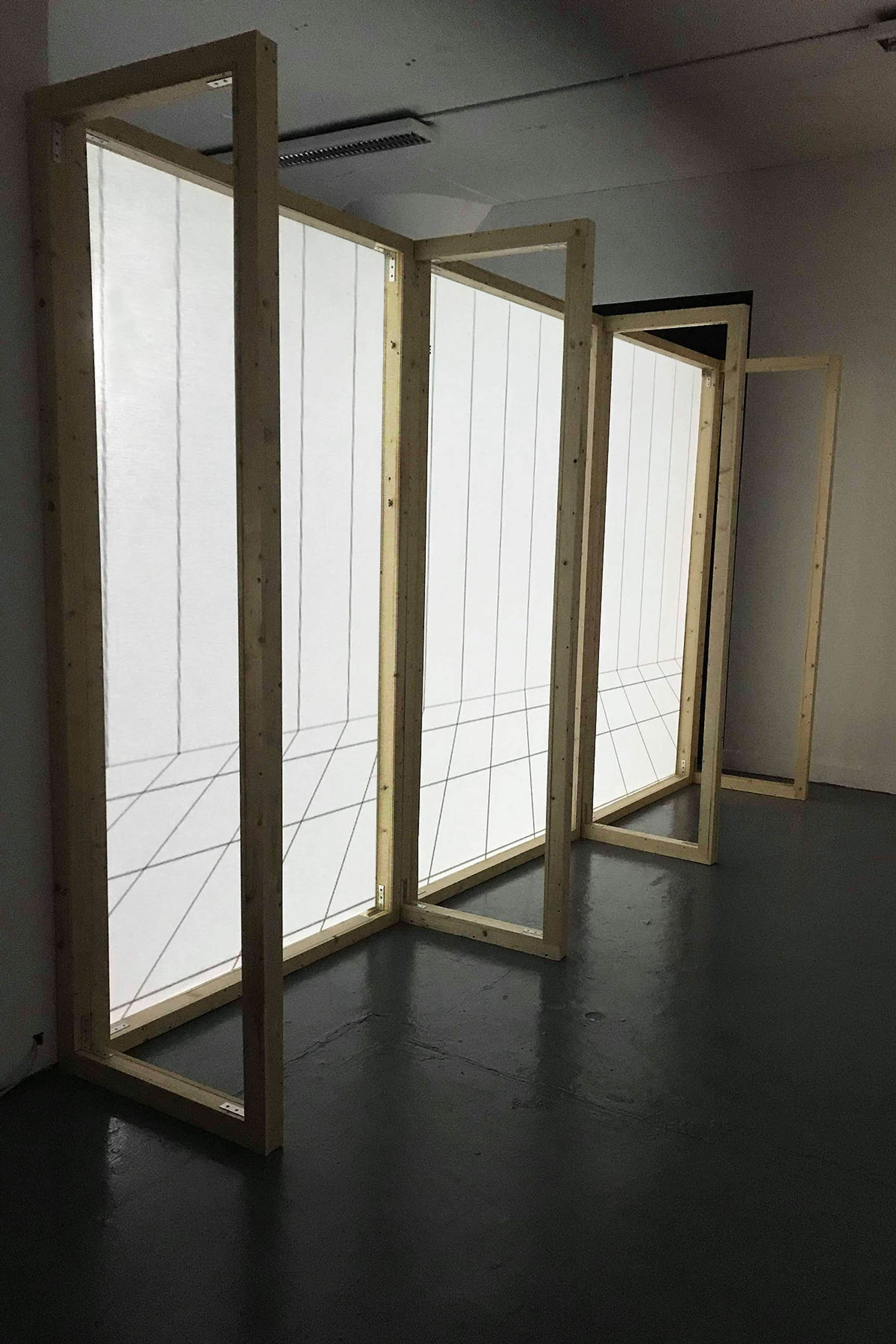 'Framing Virility' - Projection Mapped Installation by Nathan Fernée