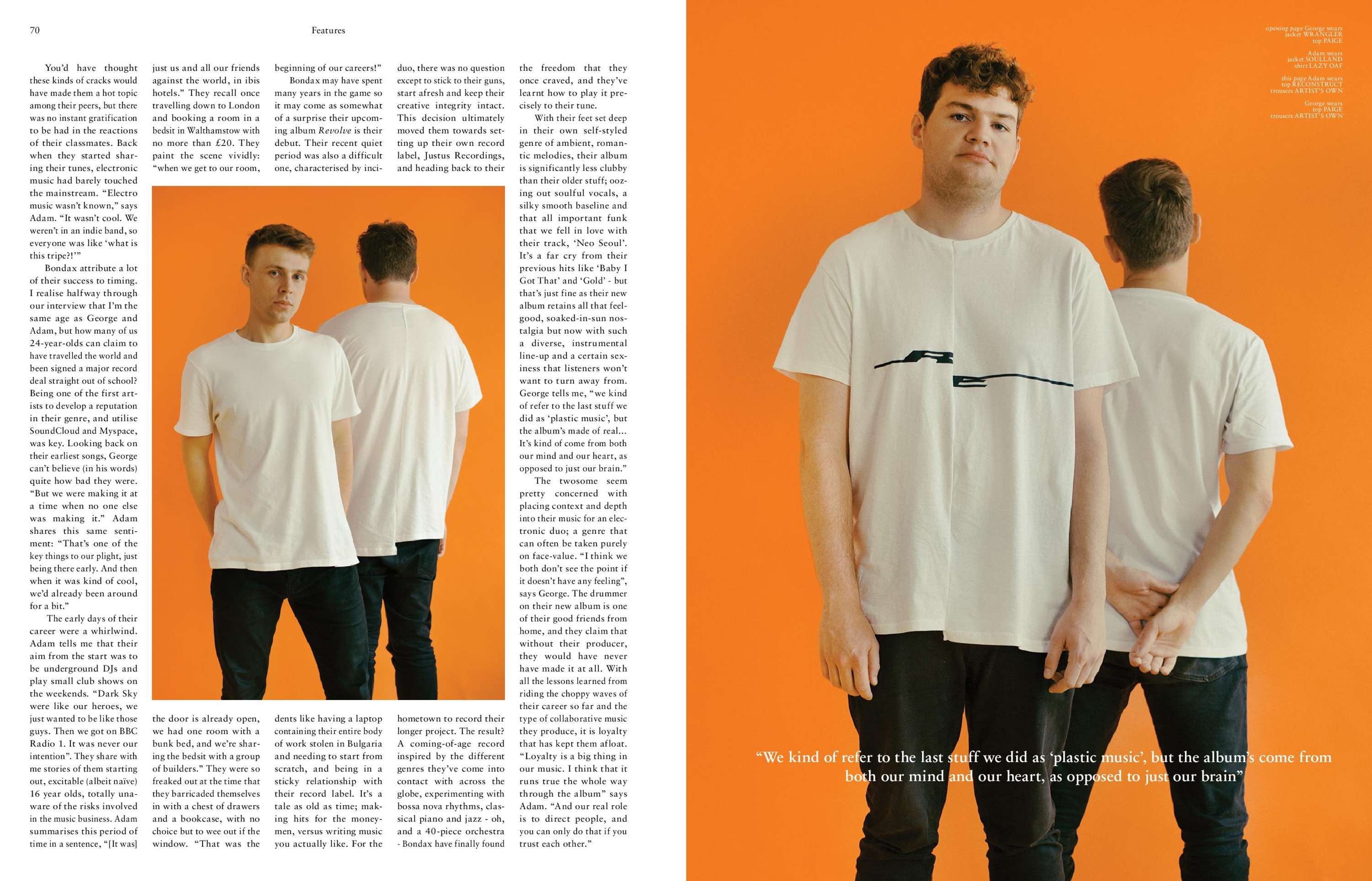 Lost and found: How Bondax discovered their sound - Notion Magazine Feature by Hannah Sargeant