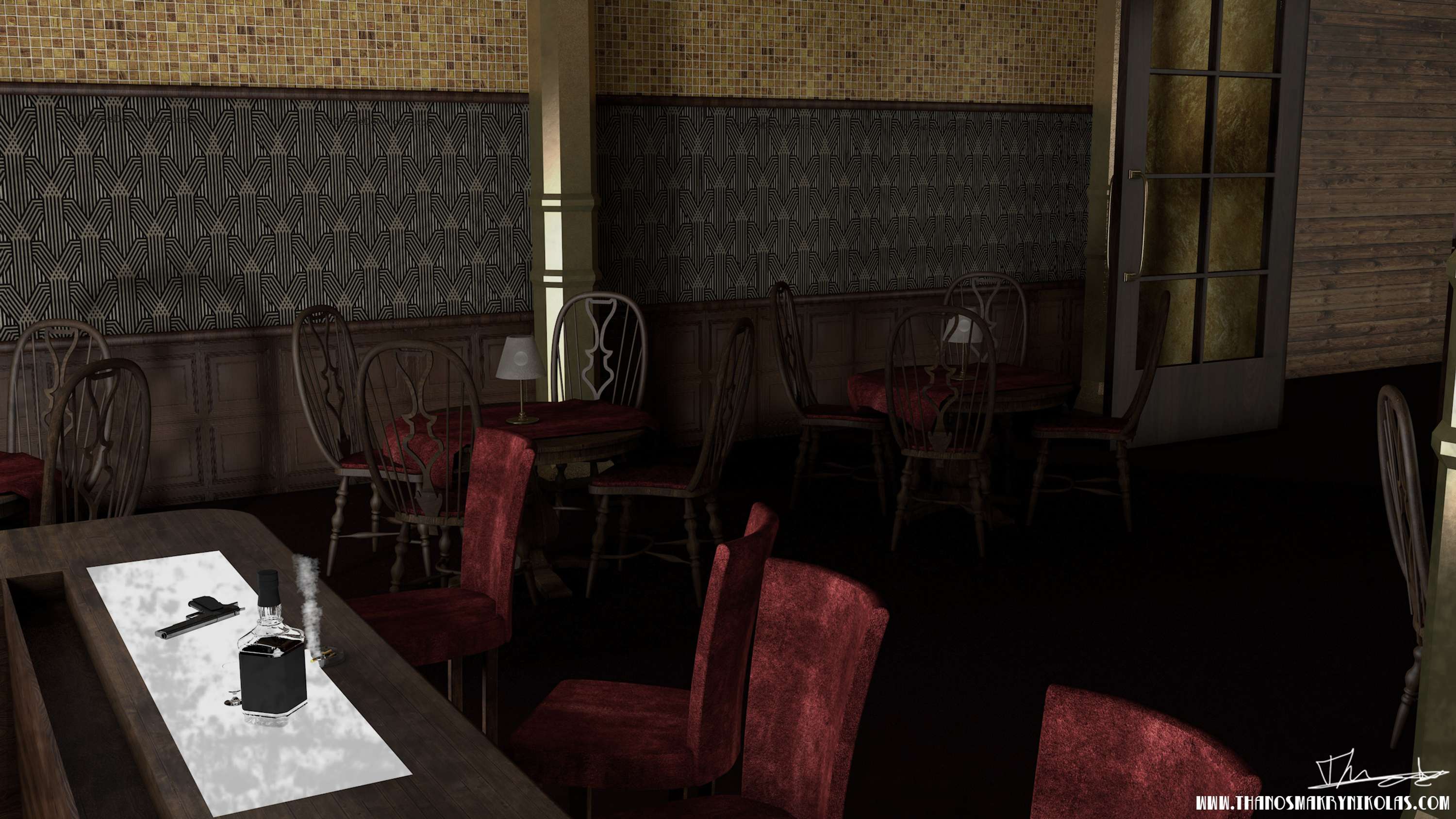 bar concept environment by Thanos Makrynikolas