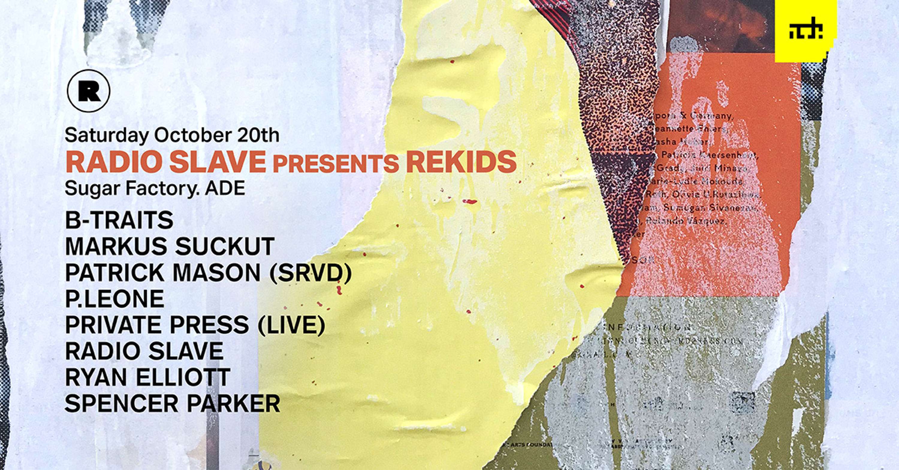ADE with Rekids featuring  Private Press 20.10.2018 by Artur Korycinski