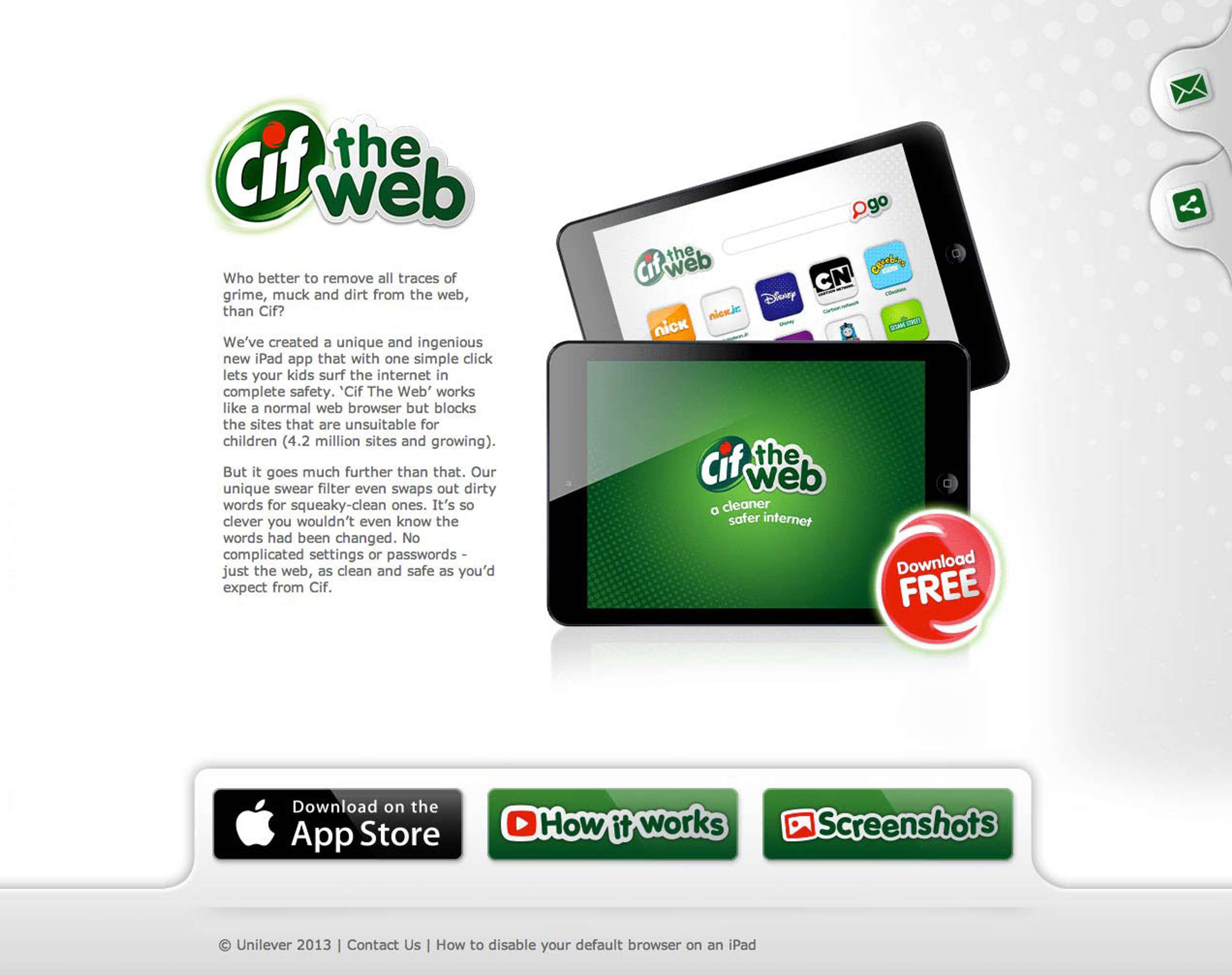 Unilever: Cif The Web by Jonny Watson