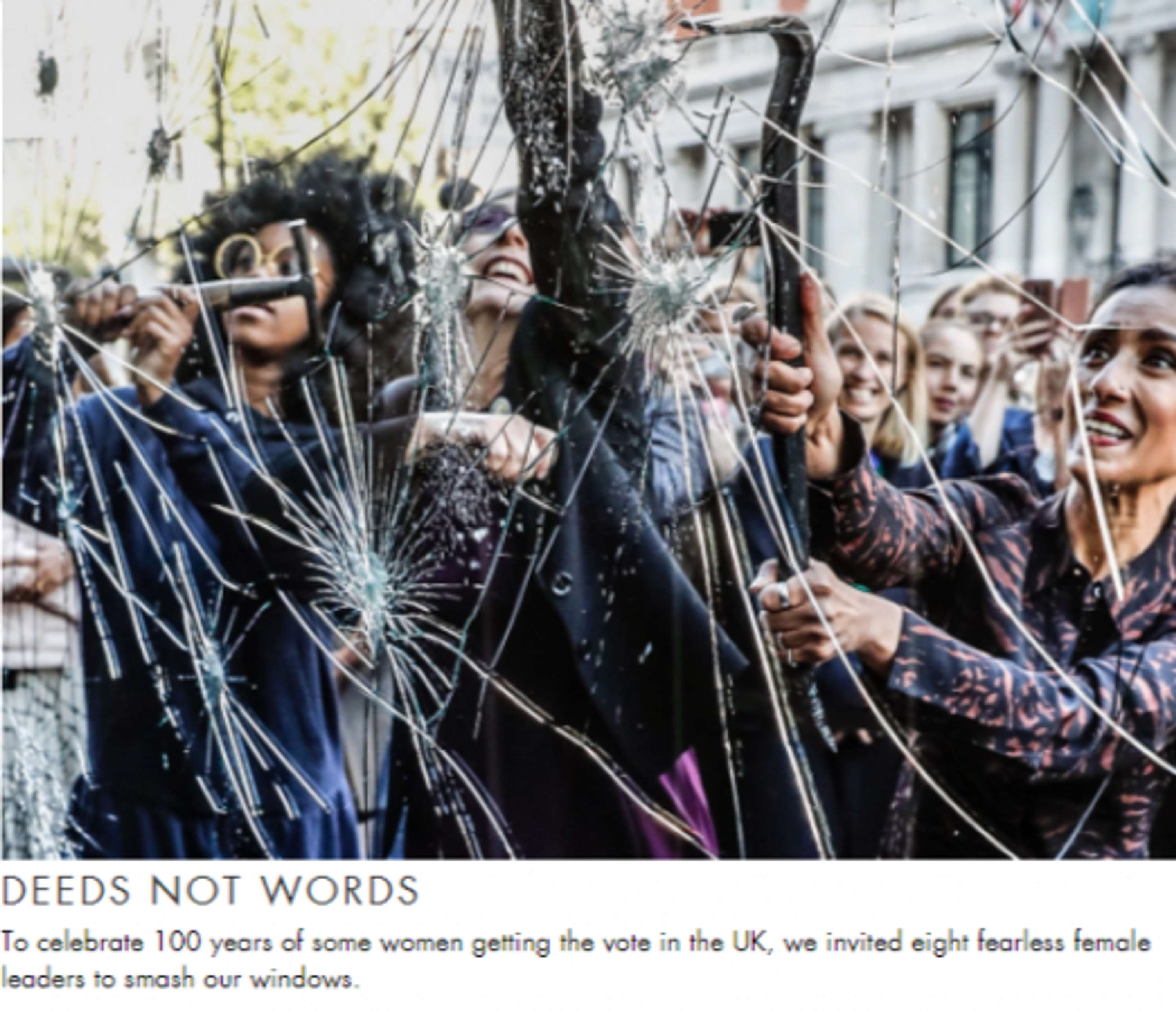 DEEDS NOT WORDS by Mischa Smith