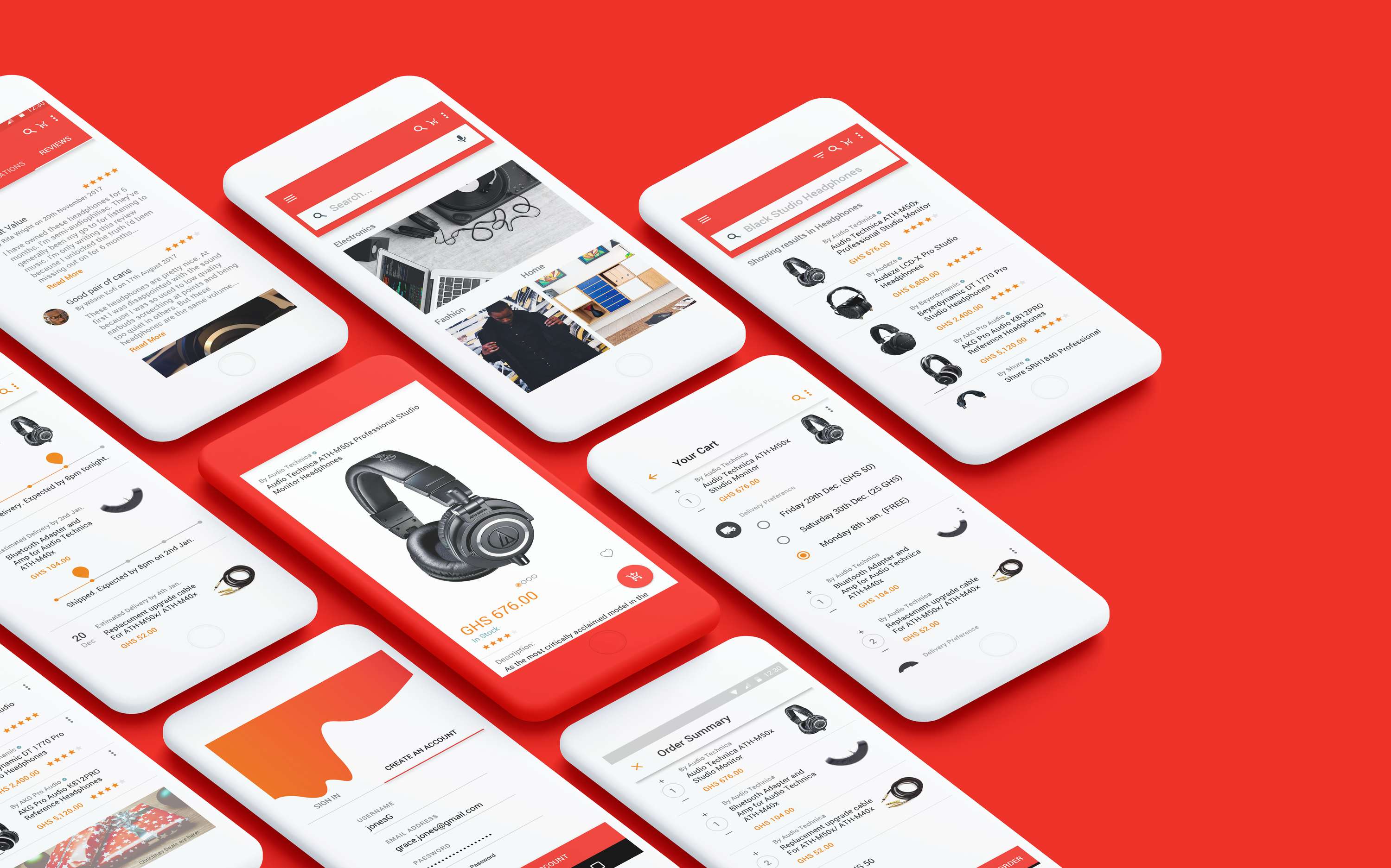 e-Commerce App by KEYMOTIV DESIGN