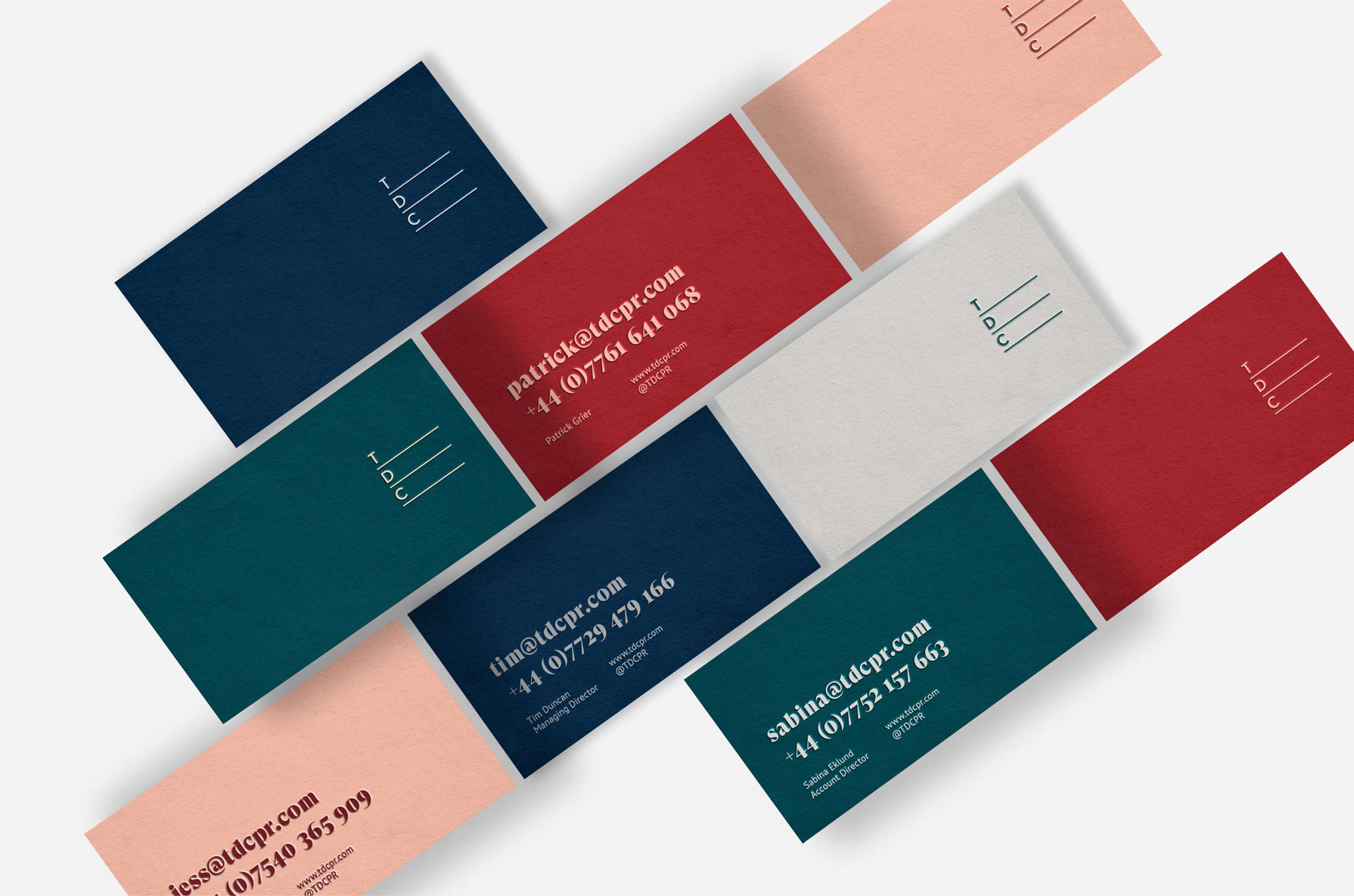 TDC PR - Branding by Matt Gelder