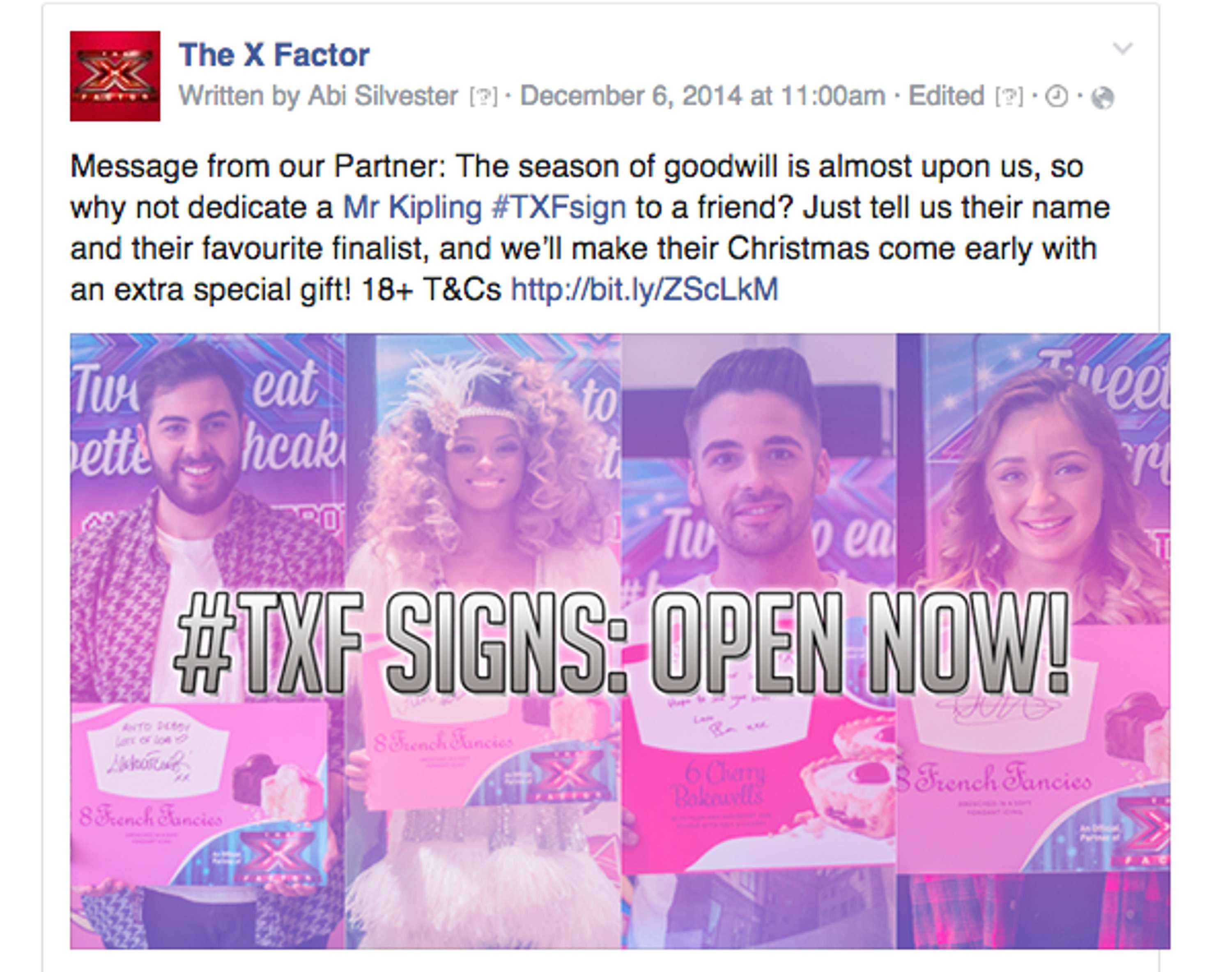 The X Factor by Abi Silvester
