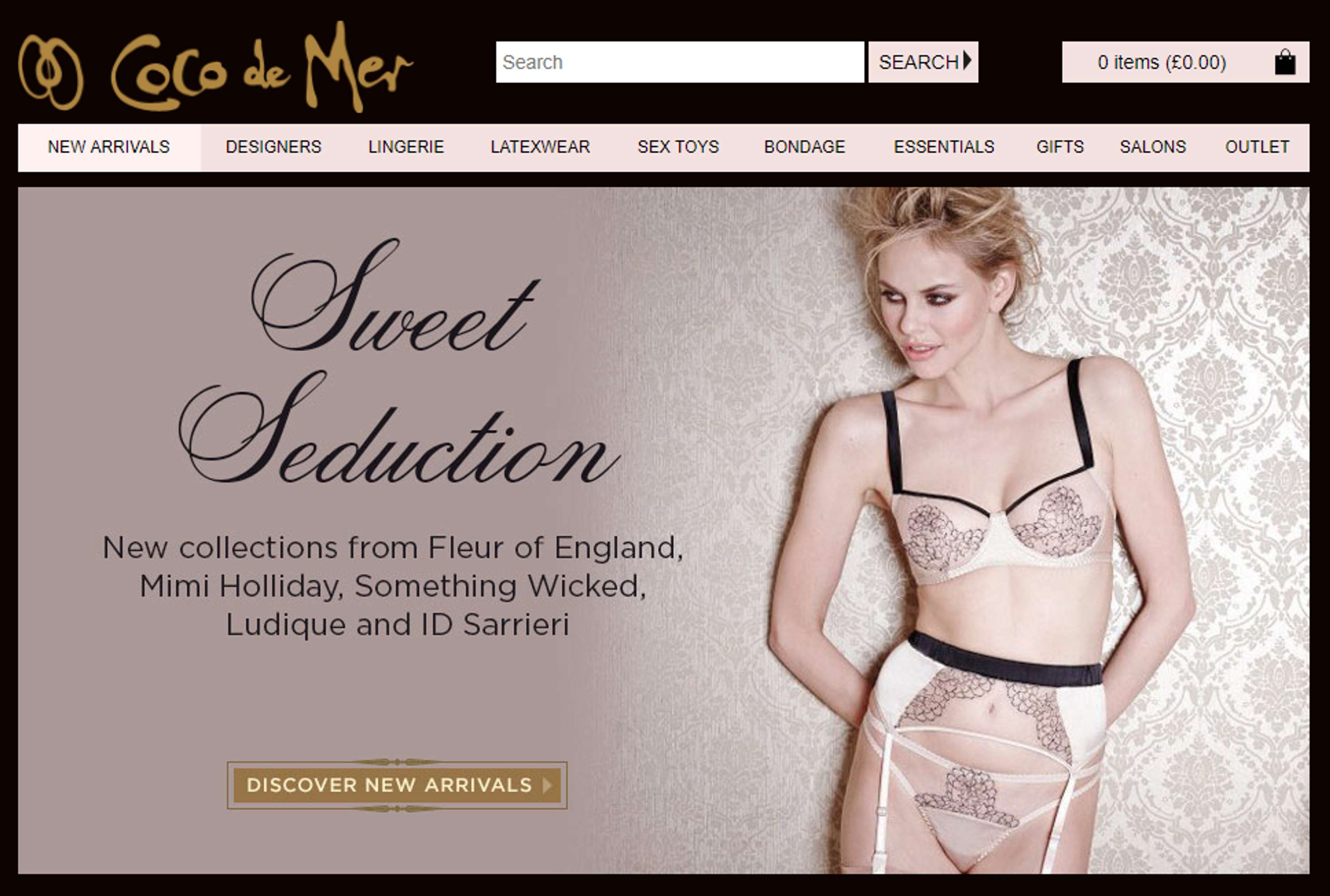 Coco de Mer website copy by Georgina Guthrie