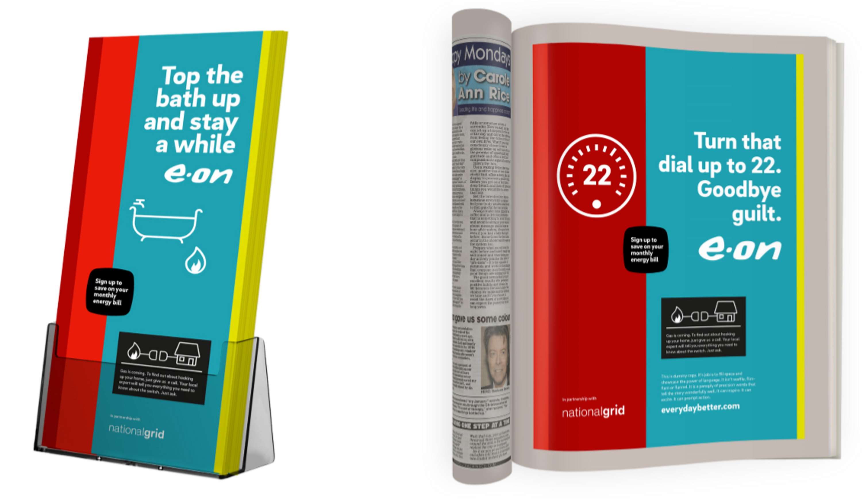 E.ON copy concepts by Georgina Guthrie