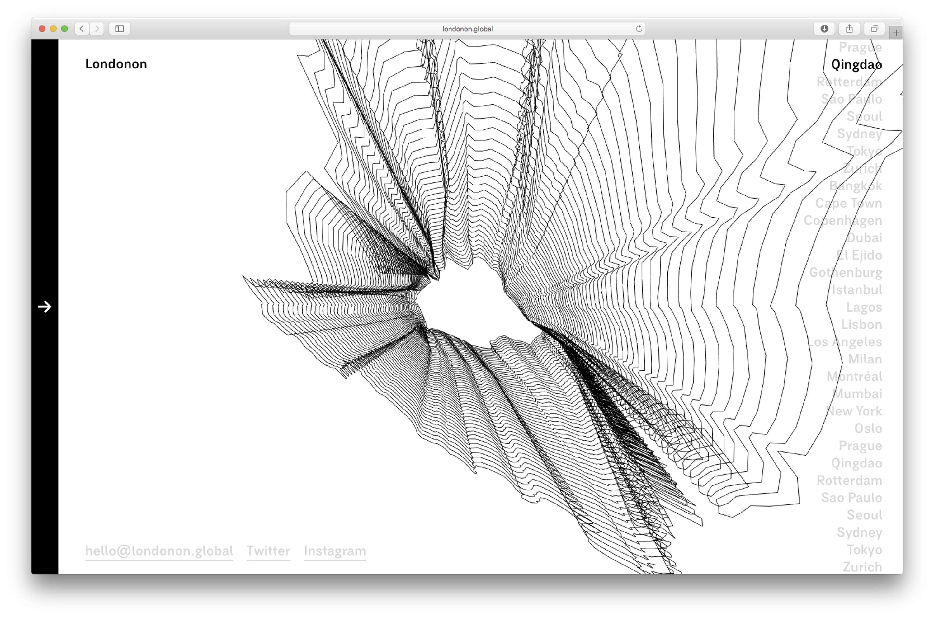 Londonon Website by Harry Grundy