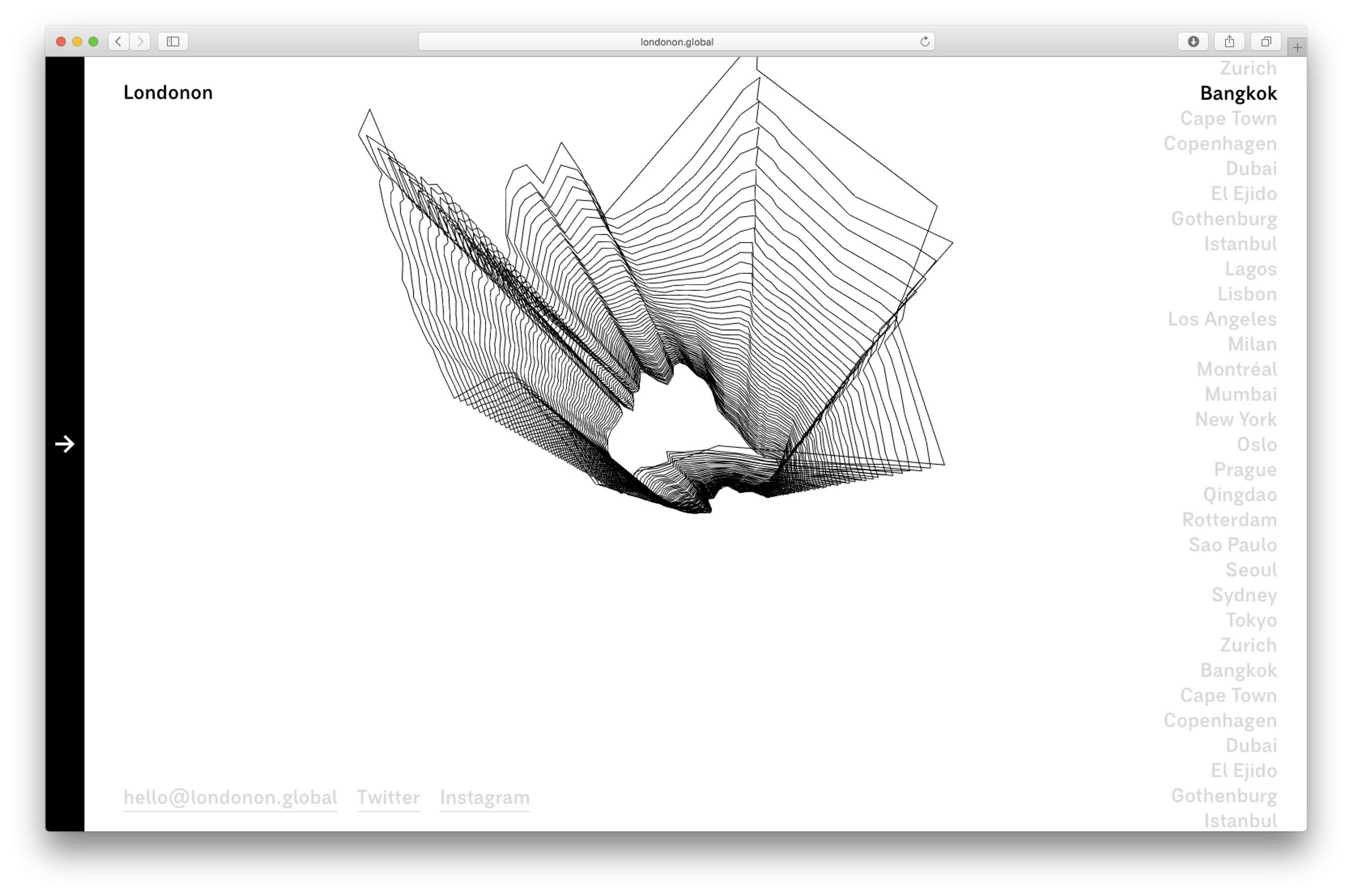 Londonon Website by Harry Grundy