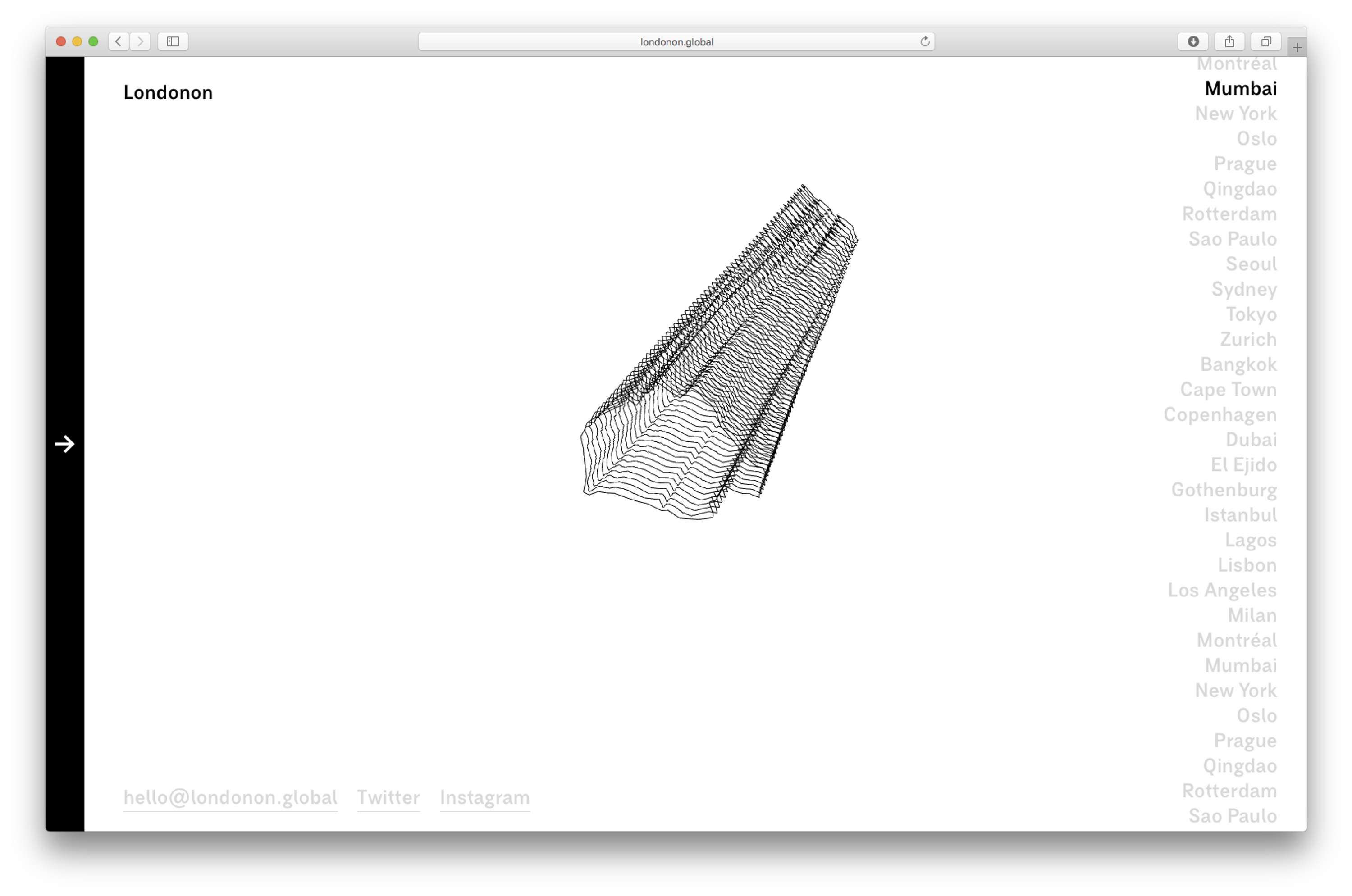 Londonon Website by Harry Grundy