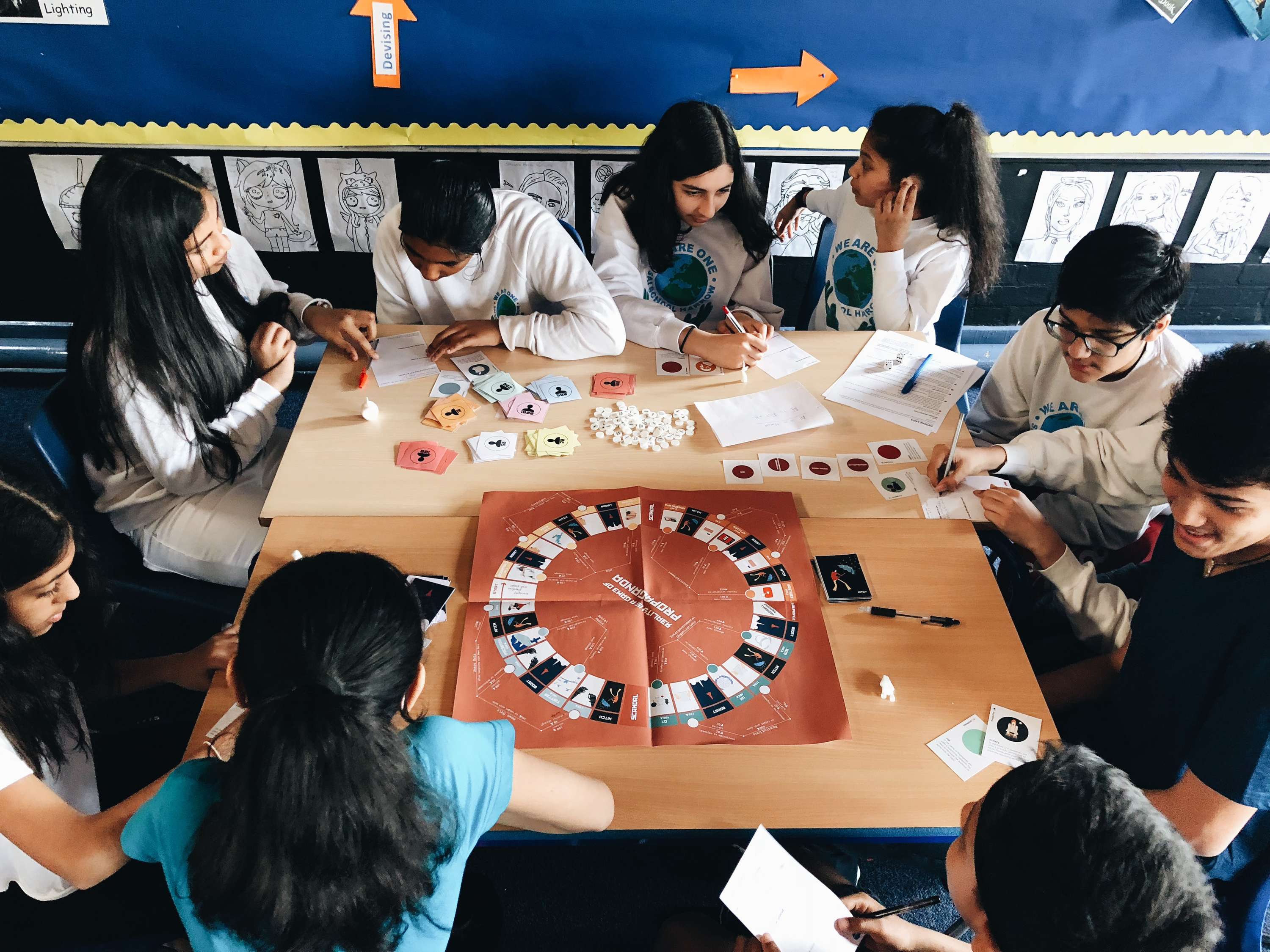 Propaganda Board Game by Sindi Breshani