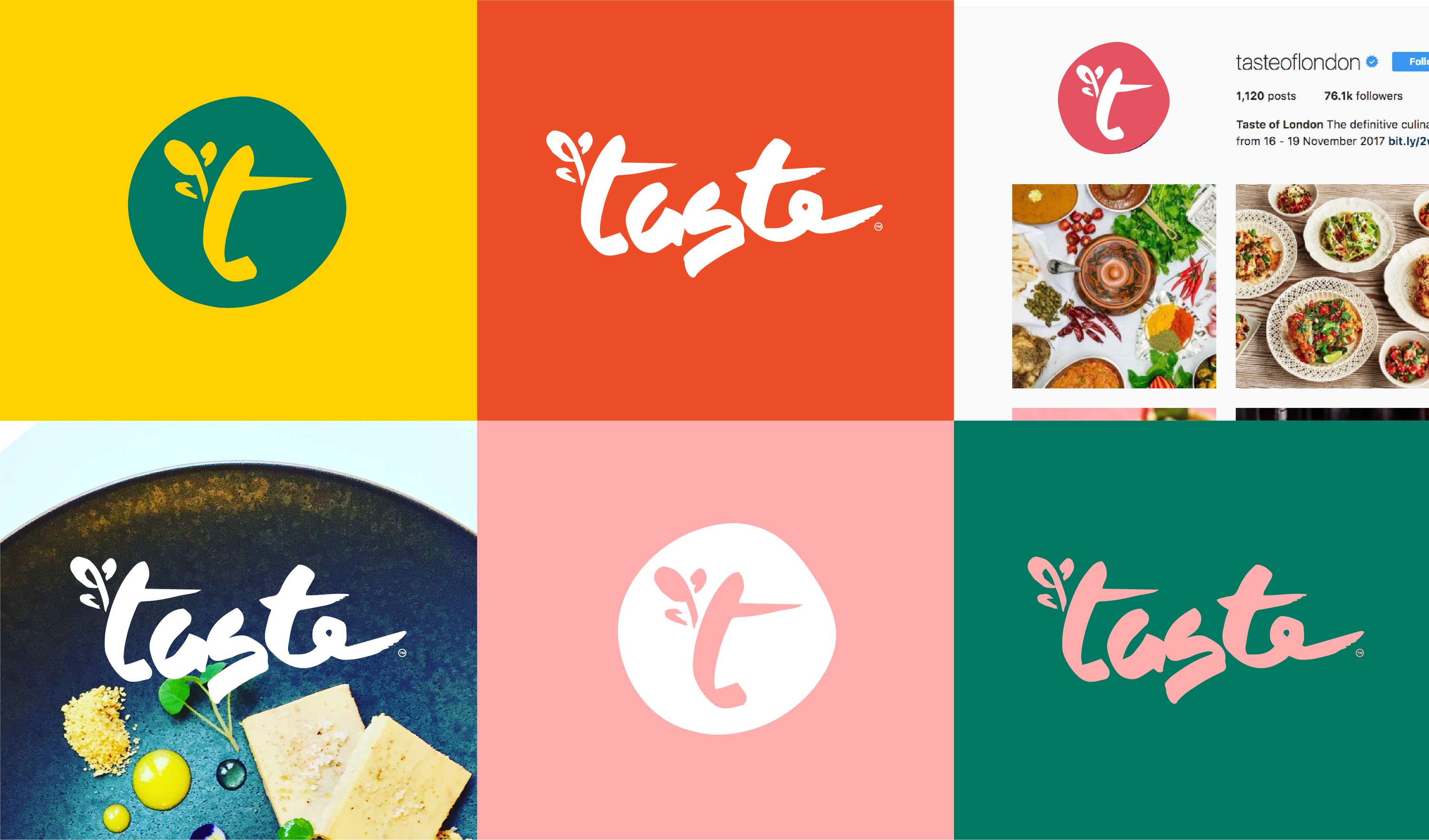 Taste Festival Rebrand by Hadrien Chatelet