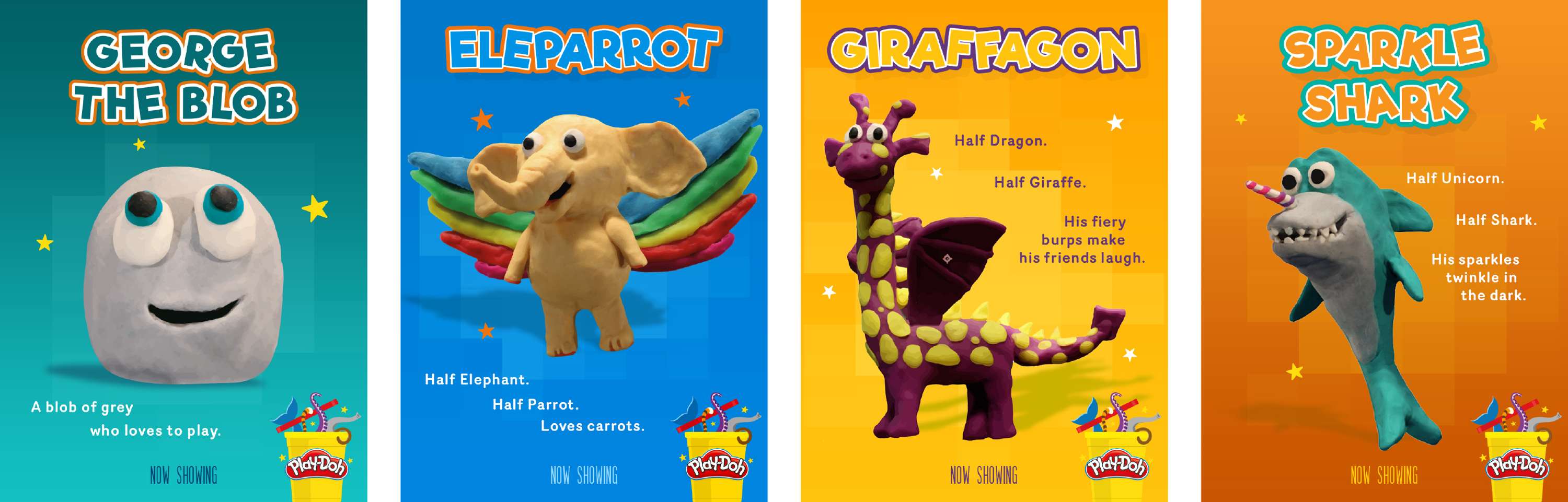 Play-Doh 'George the blob' by Rebecca Rowntree