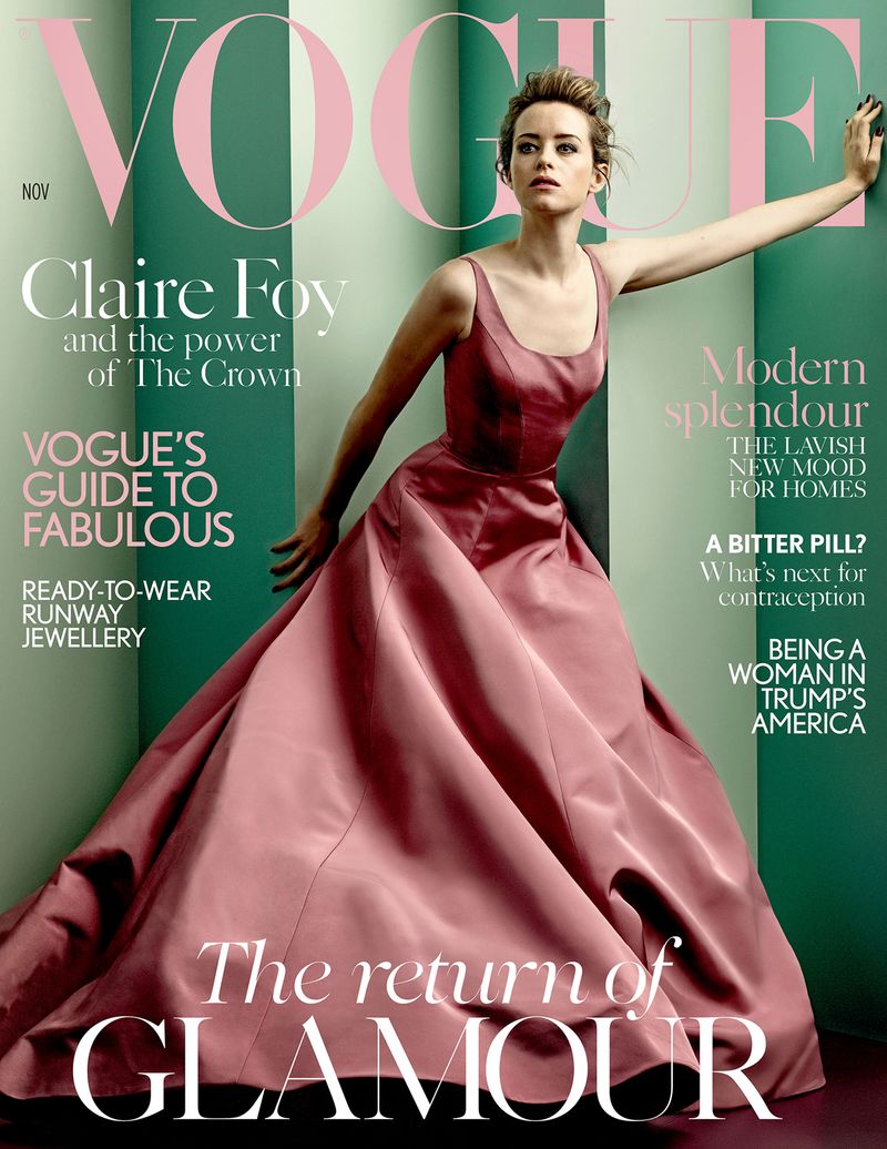 Cover Design & Feature Layout - British Vogue by Jane Hassanali