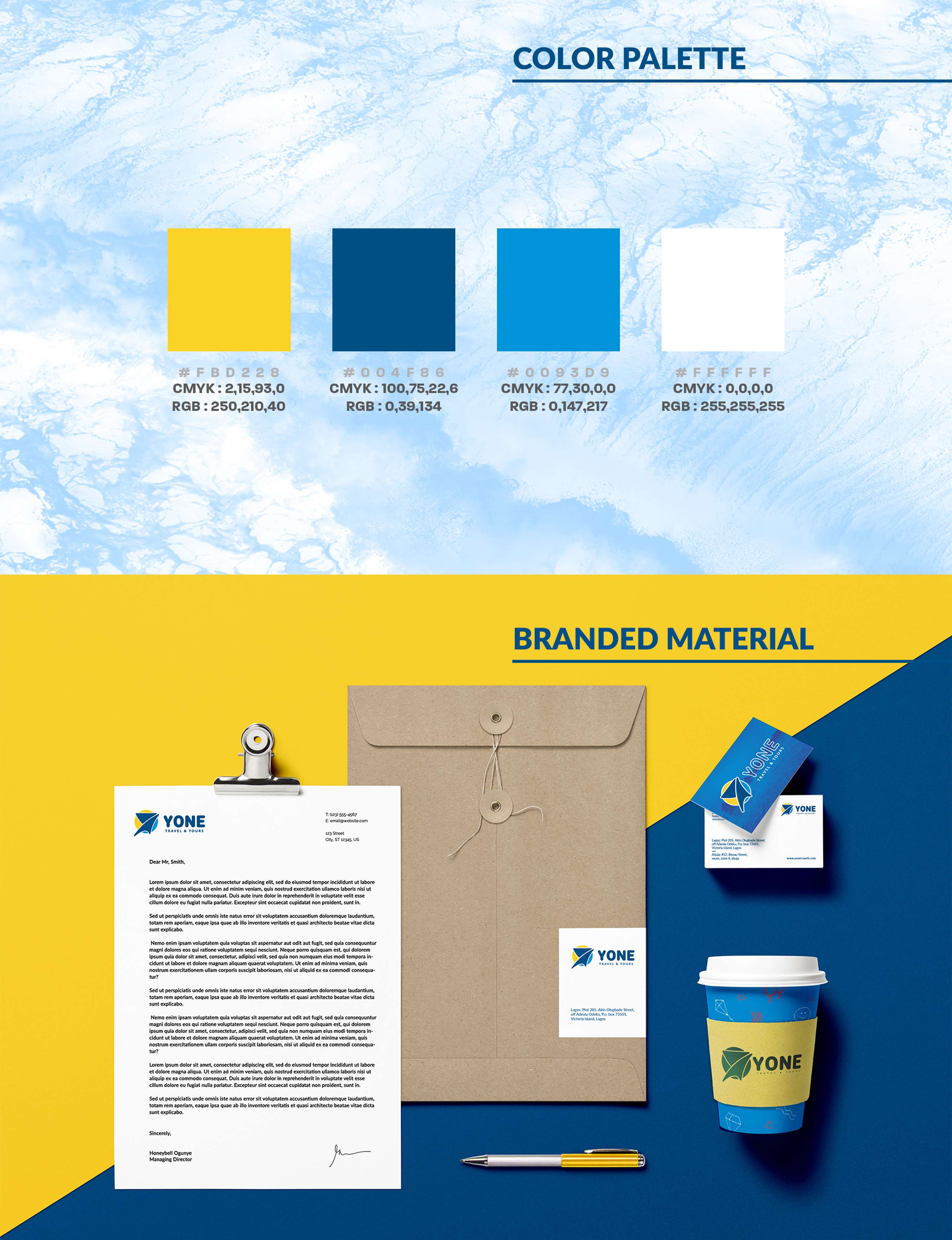 Yone Branding by Samuel Adeyemi