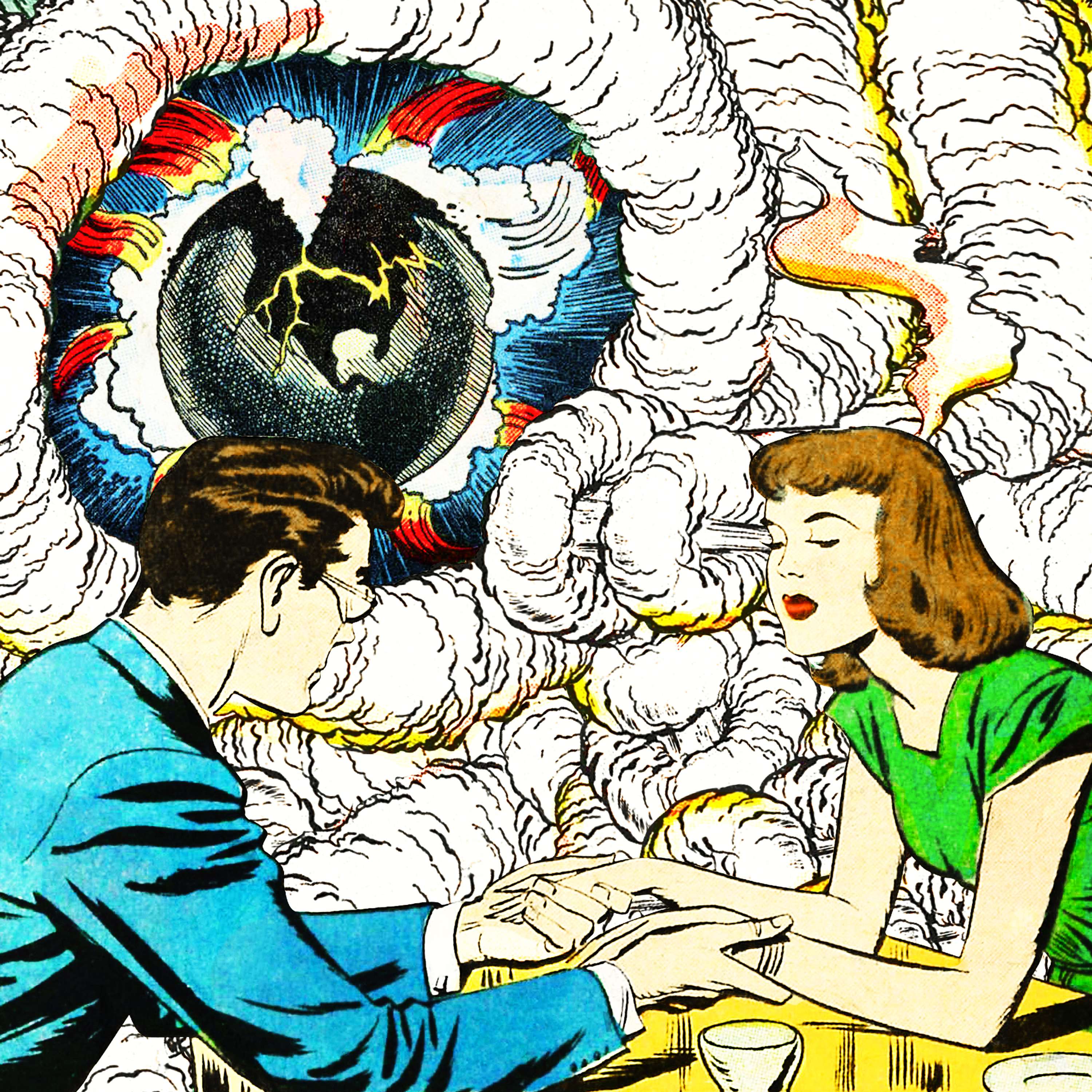 Collage Illustrations for "It's Complicated" a column on modern relationships and dating on TheCut.com by John Vincent Aranda