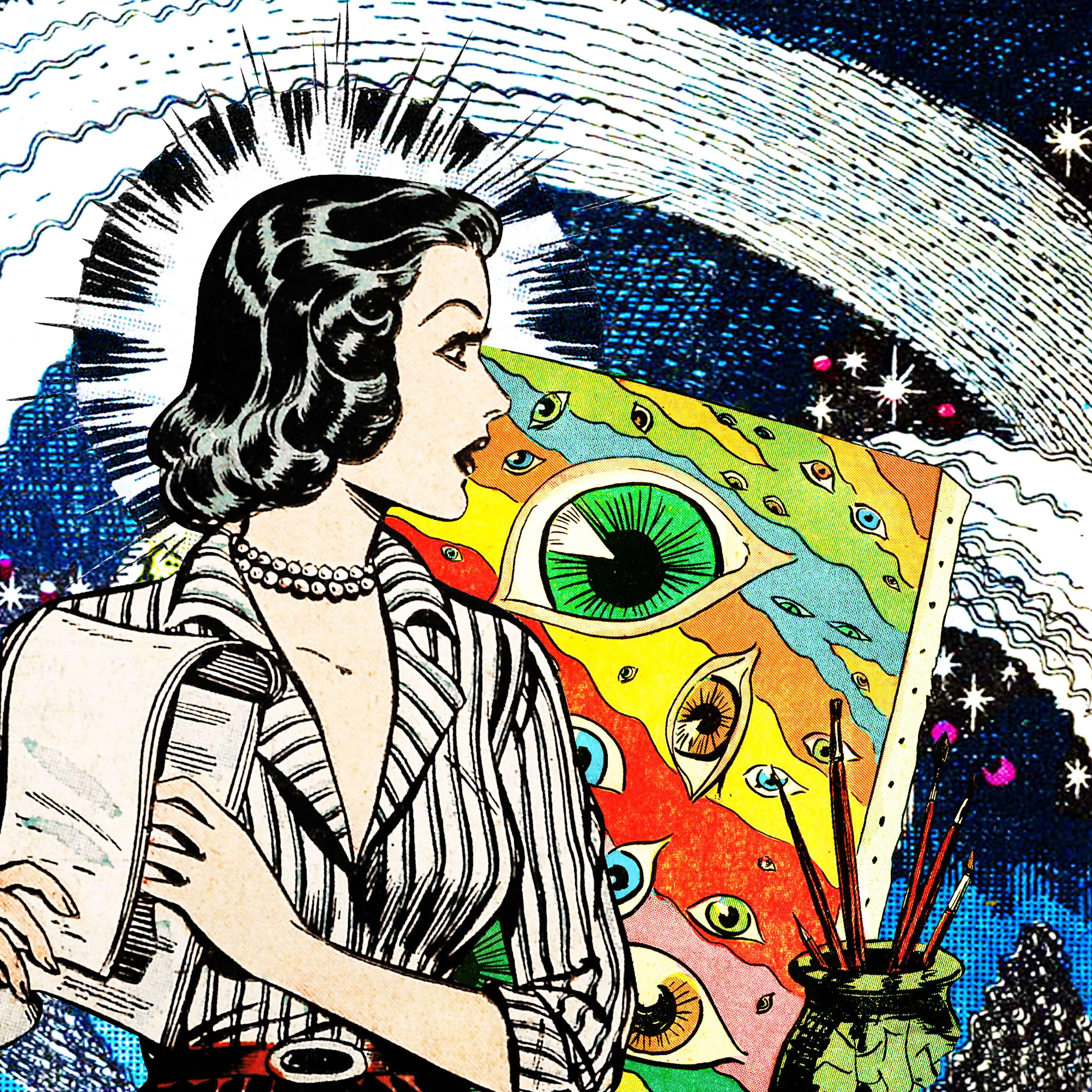 Collage Illustrations for "It's Complicated" a column on modern relationships and dating on TheCut.com by John Vincent Aranda