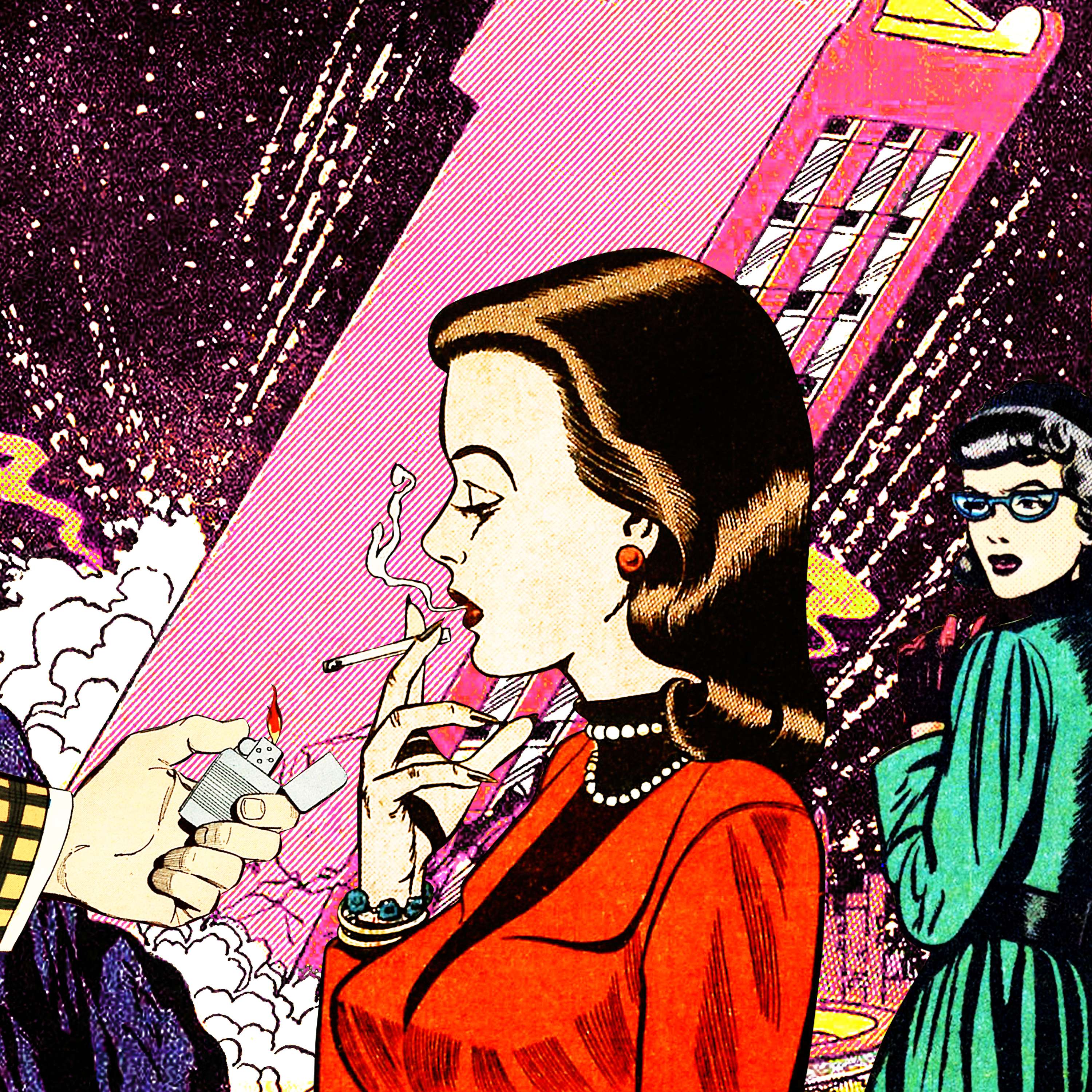 Collage Illustrations for "It's Complicated" a column on modern relationships and dating on TheCut.com by John Vincent Aranda