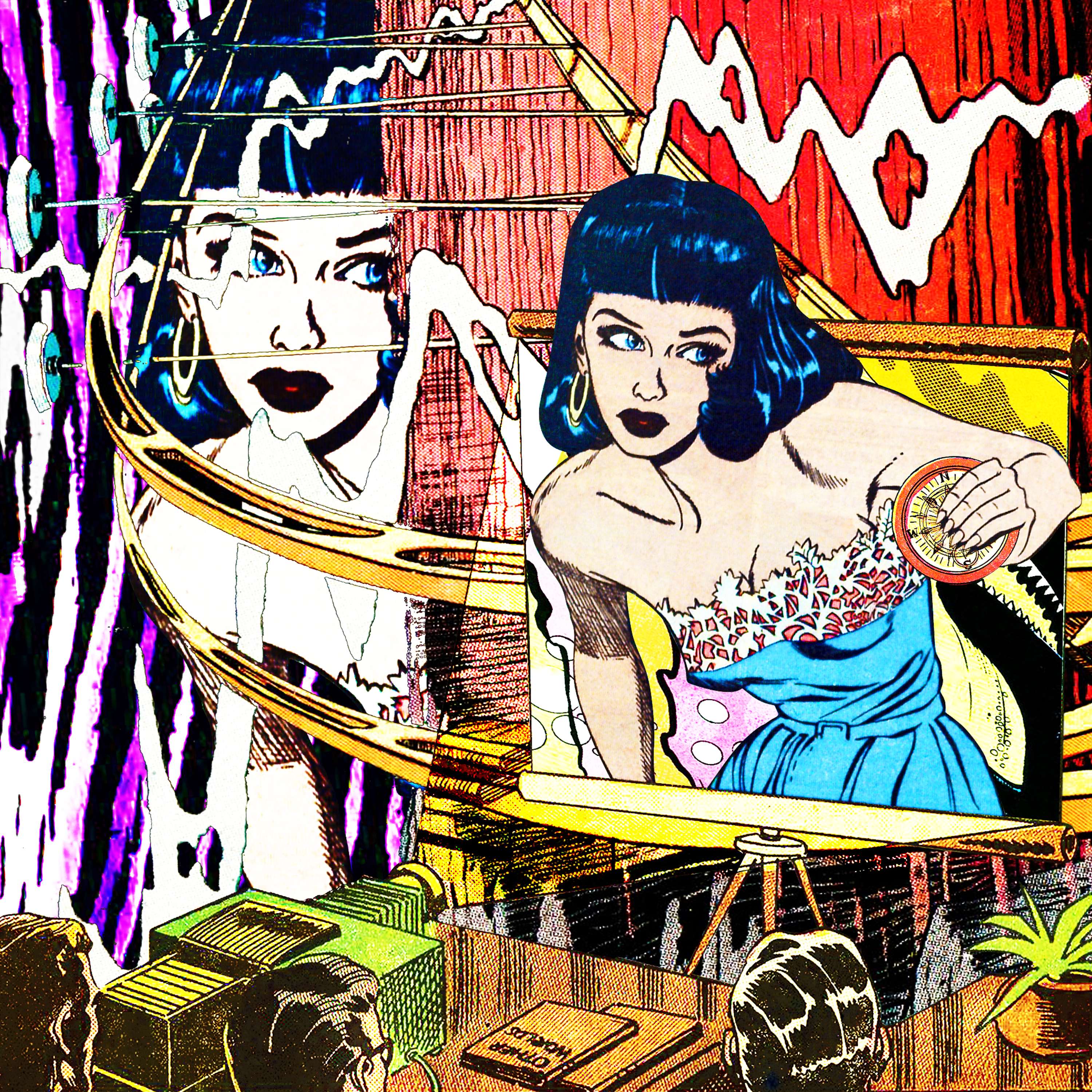 Collage Illustrations for "It's Complicated" a column on modern relationships and dating on TheCut.com by John Vincent Aranda