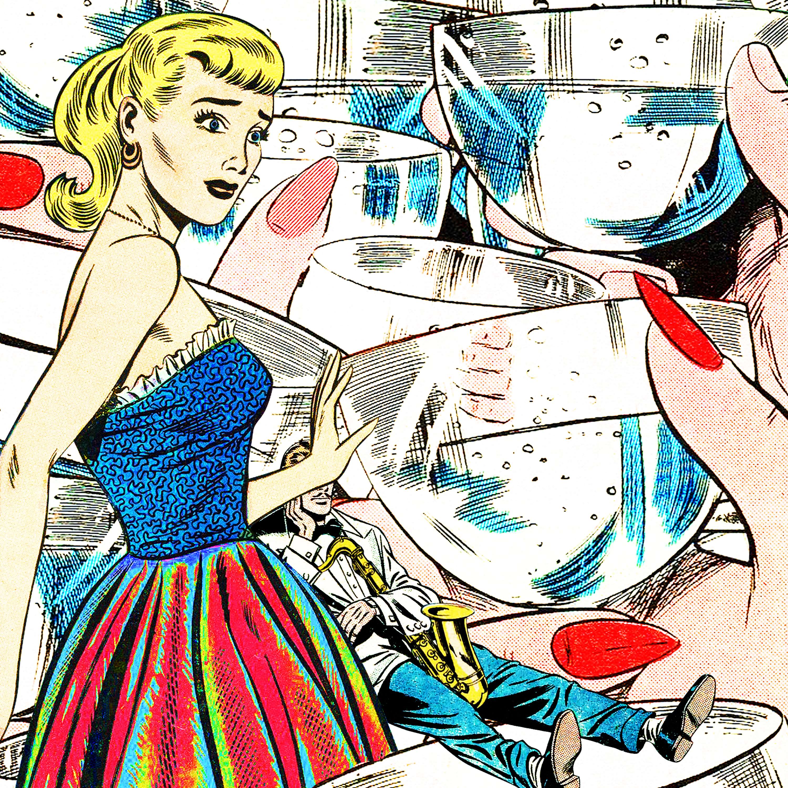 Collage Illustrations for "It's Complicated" a column on modern relationships and dating on TheCut.com by John Vincent Aranda