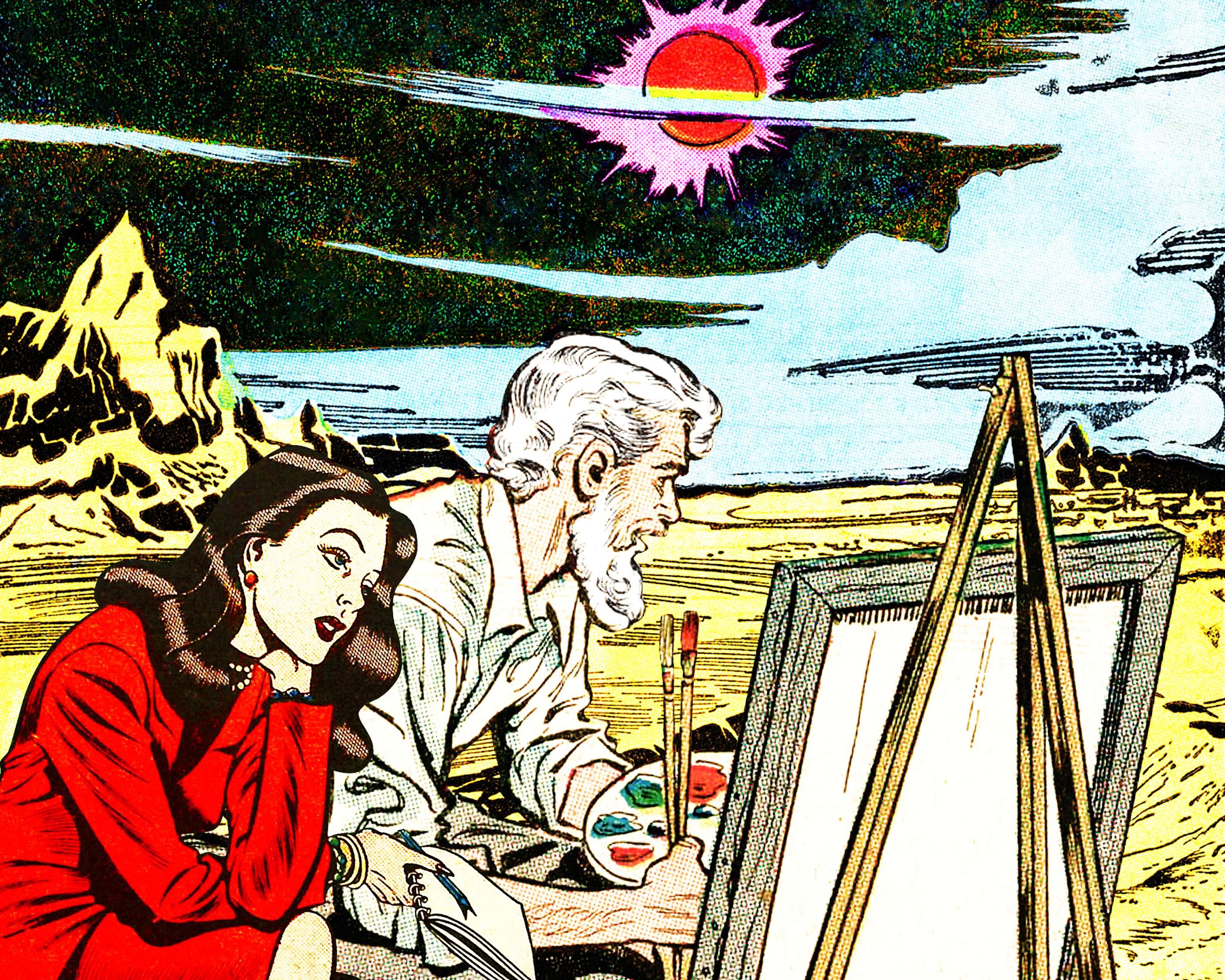 Collage Illustrations for "It's Complicated" a column on modern relationships and dating on TheCut.com by John Vincent Aranda