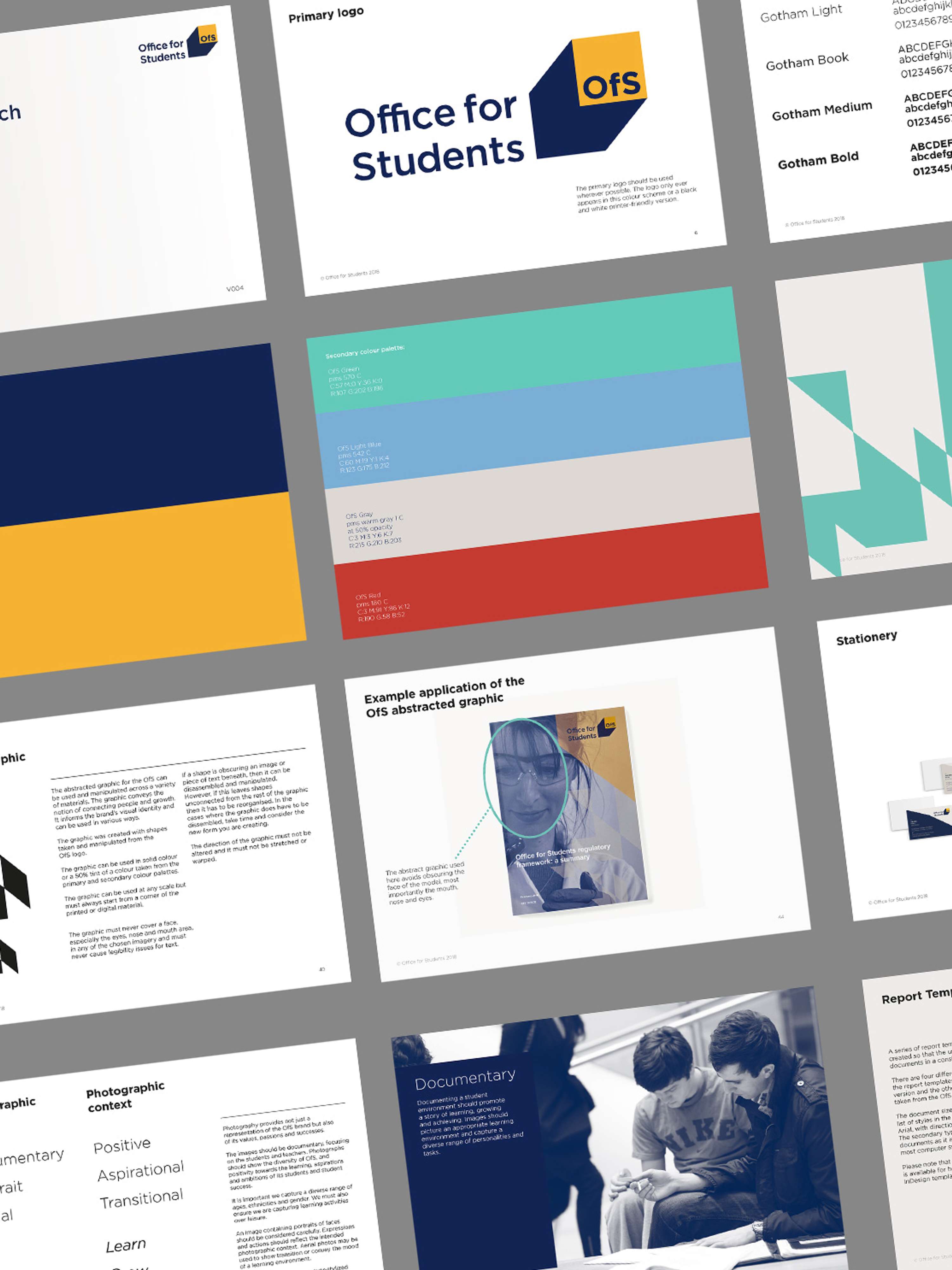 Office for Students branding by Webb & Webb Design Limited