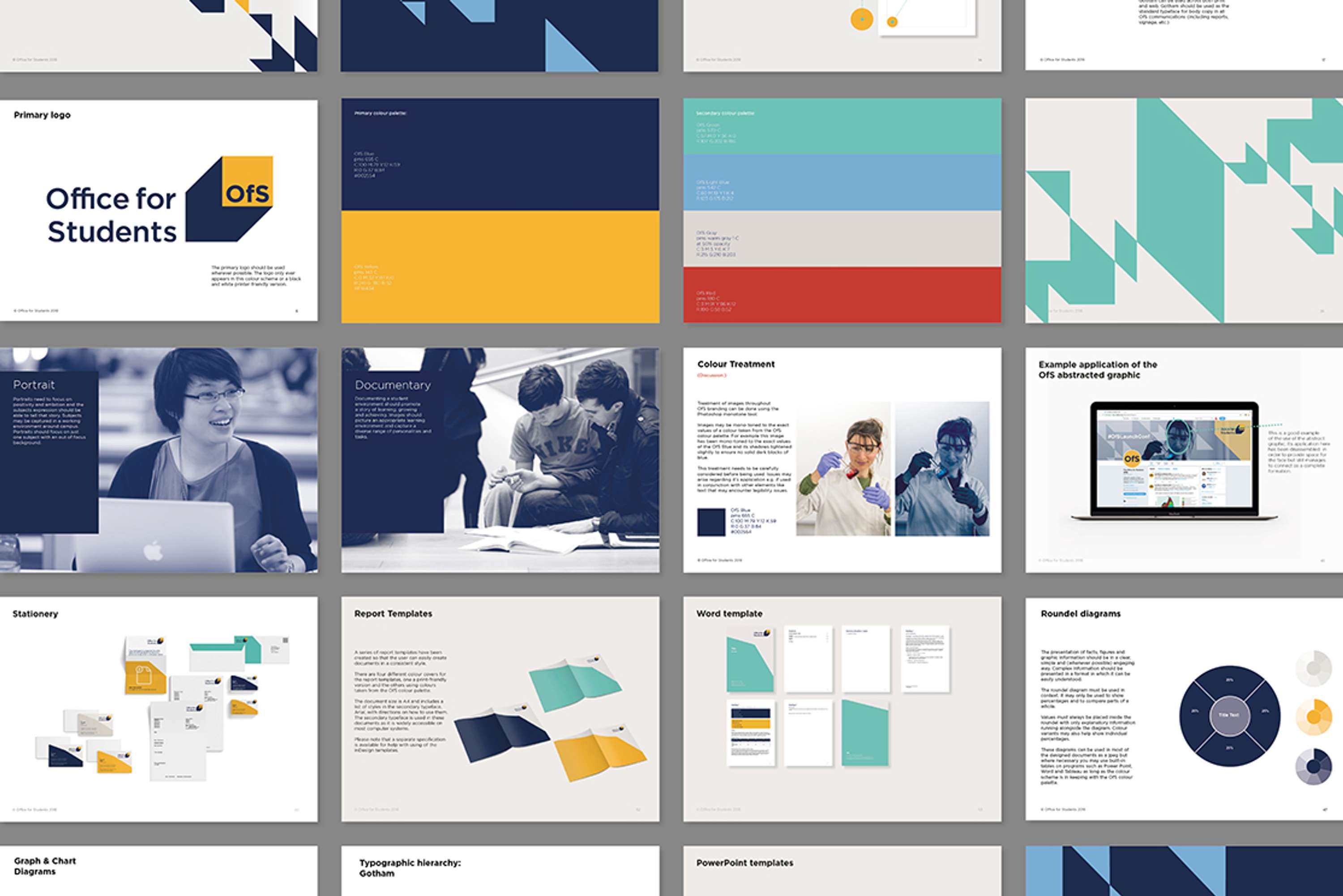 Office for Students branding by Webb & Webb Design Limited