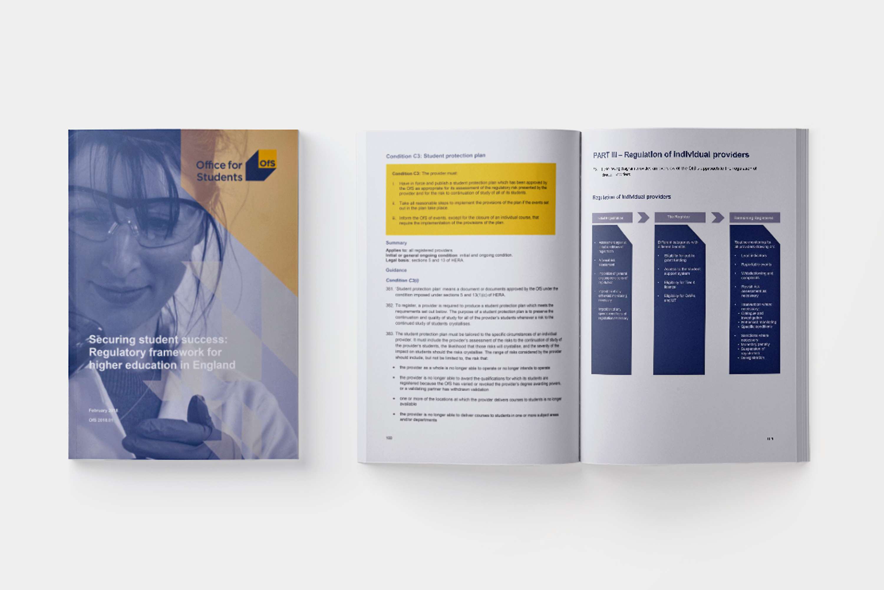 Office for Students branding by Webb & Webb Design Limited