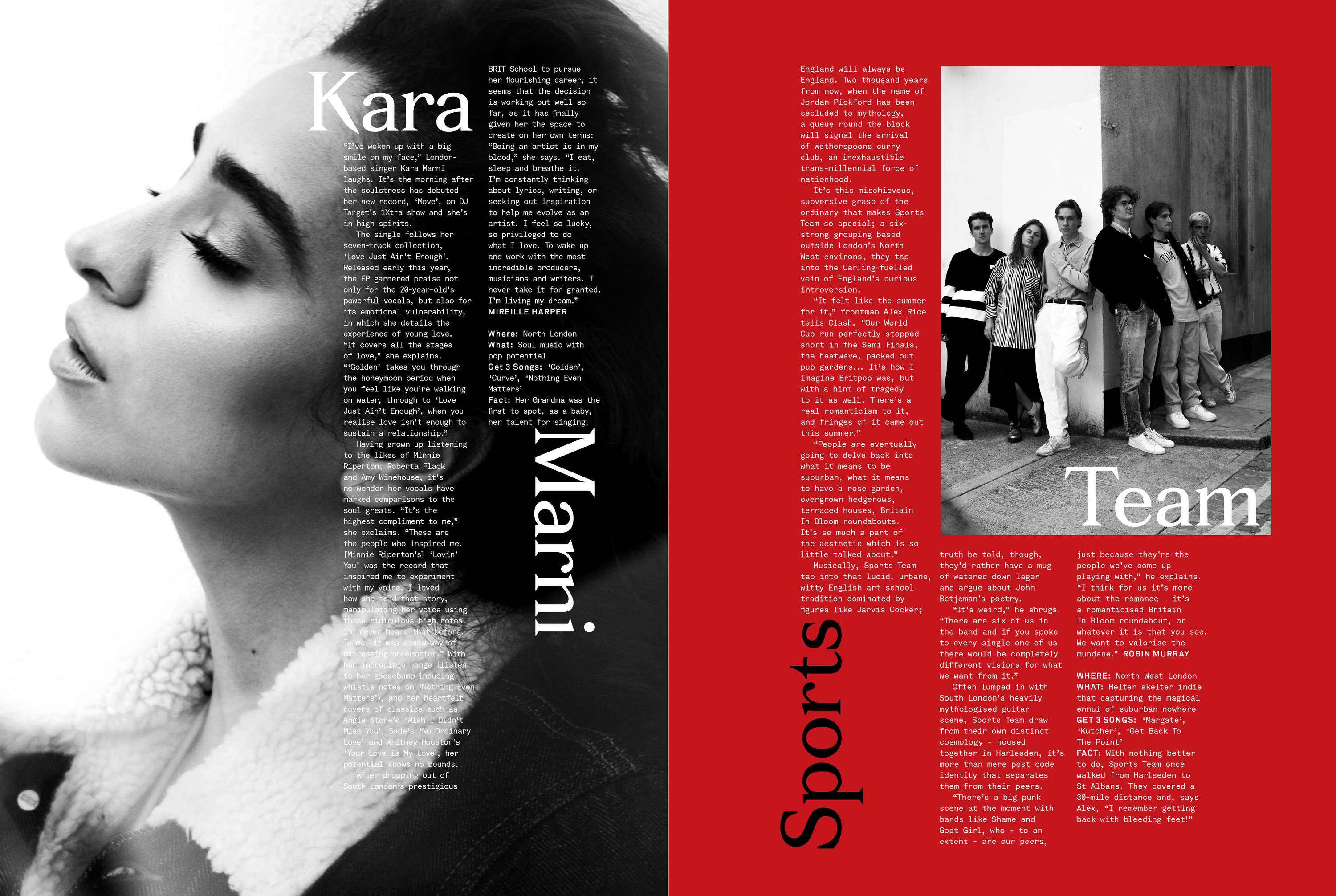 Clash Magazine 109: Interview with Kara Marni by Mireille Harper