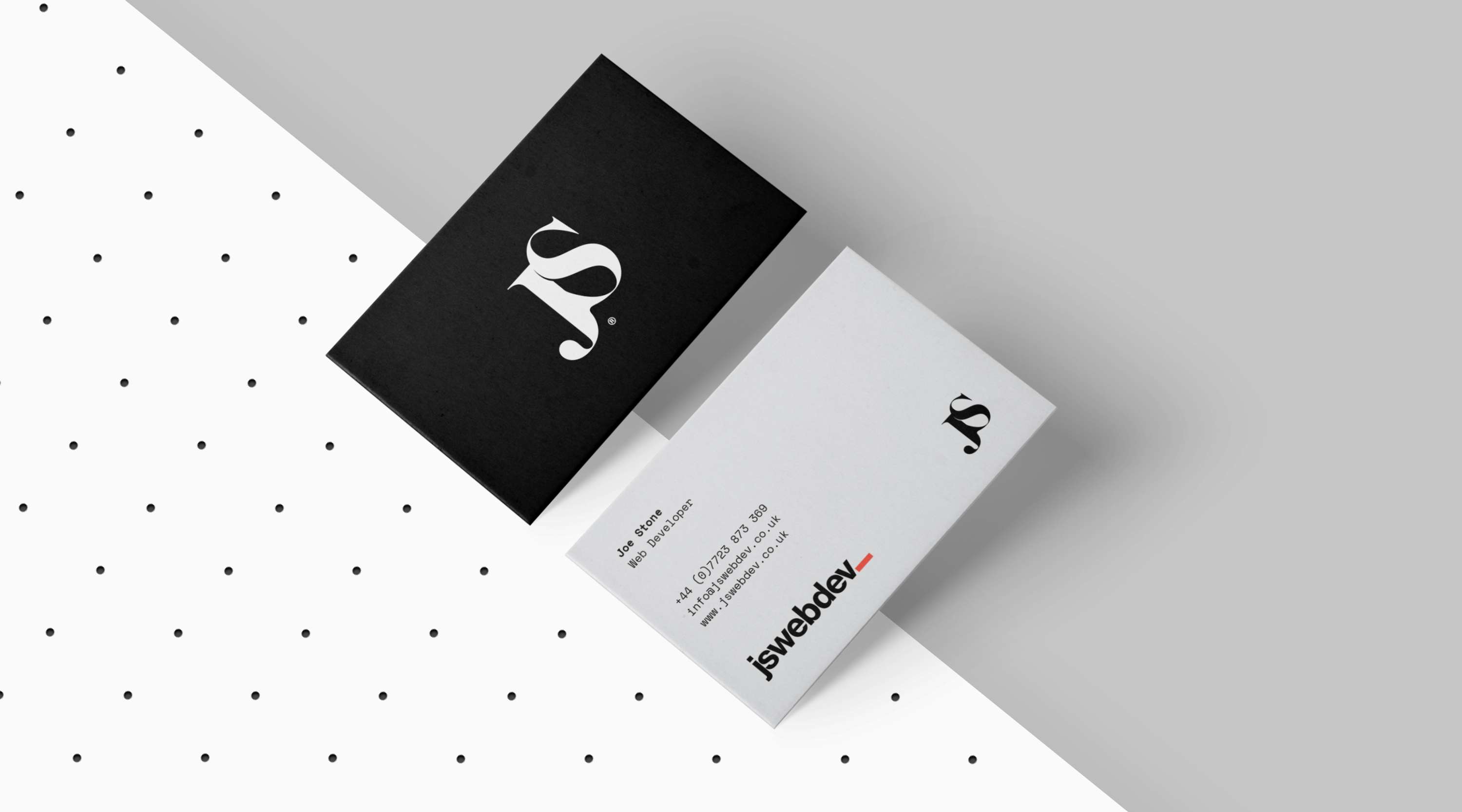 Joe Stone  - Web developer, brand identity and web redesign by Alex Aperios