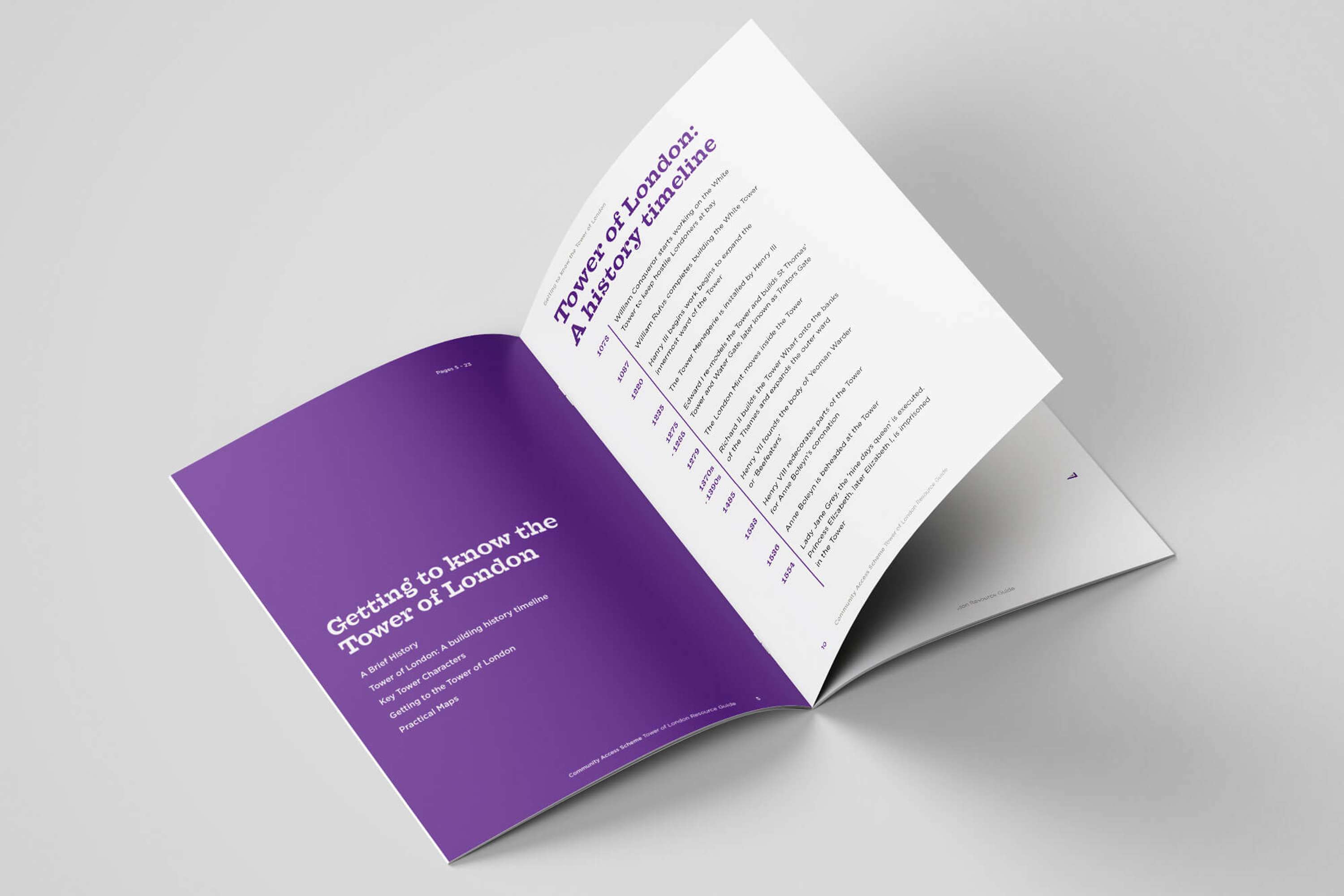 Community Access Scheme Tower of London Guide Book by Daniel Taylor
