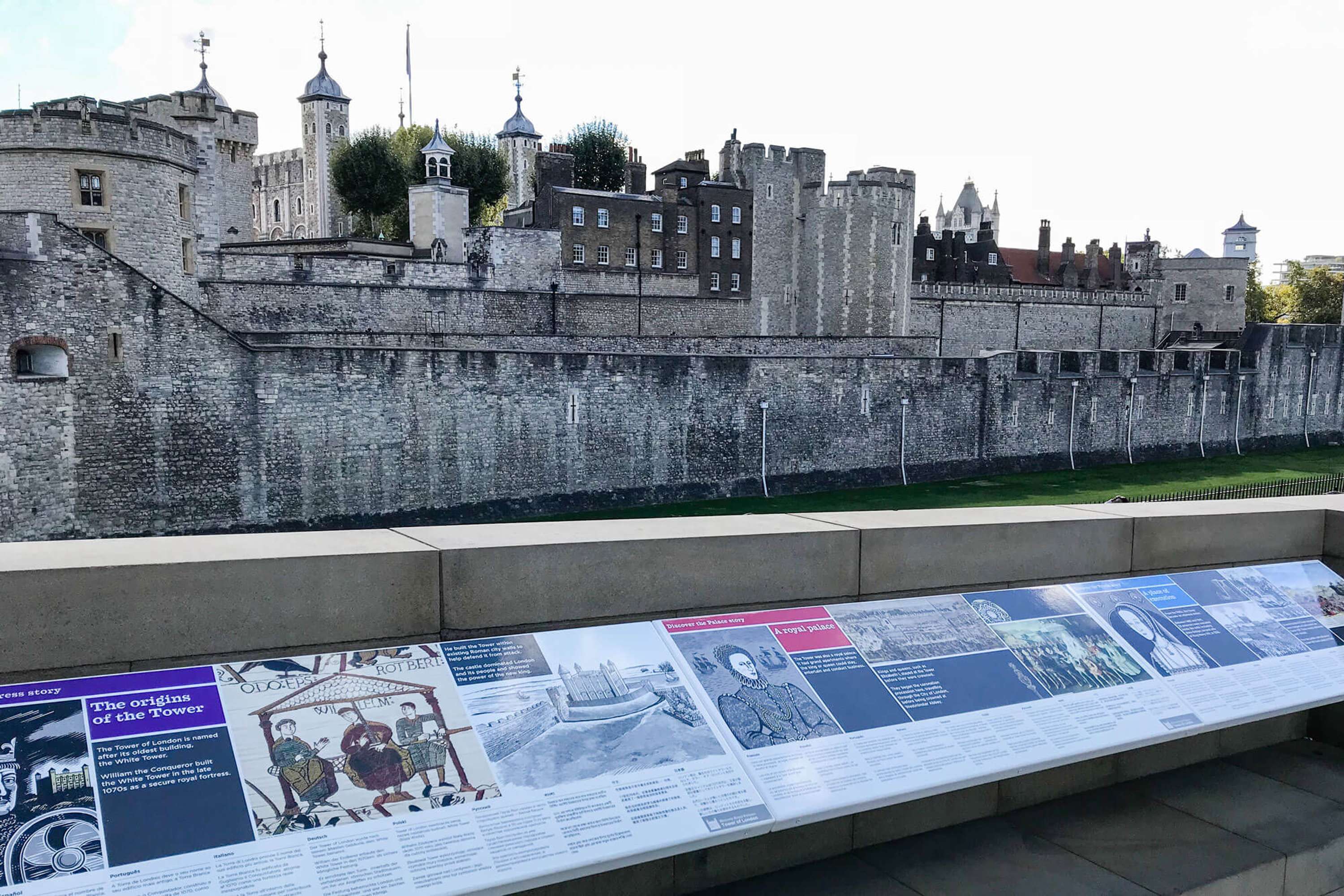 Tower of London Interpretation Panels by Daniel Taylor