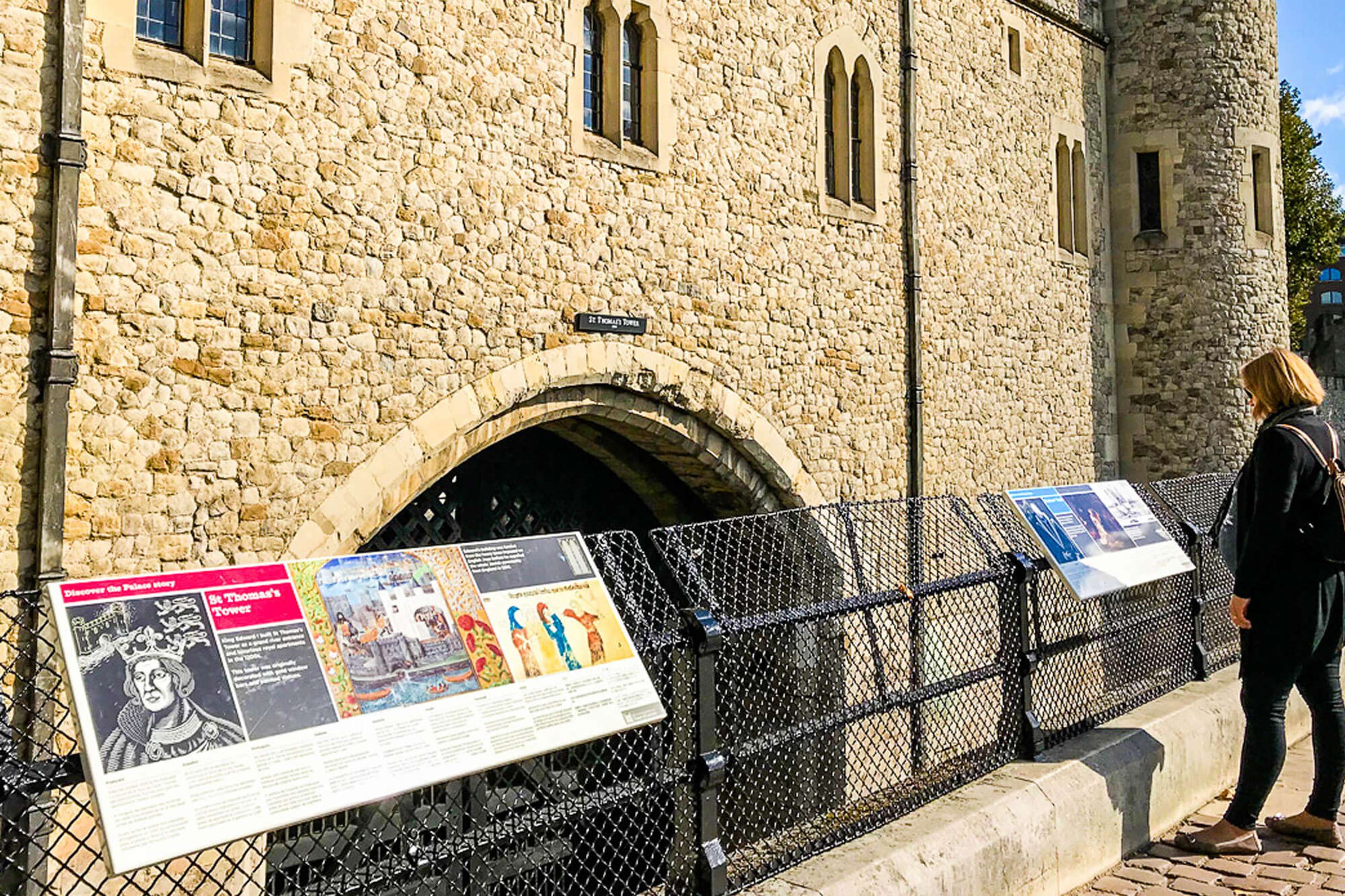 Tower of London Interpretation Panels by Daniel Taylor