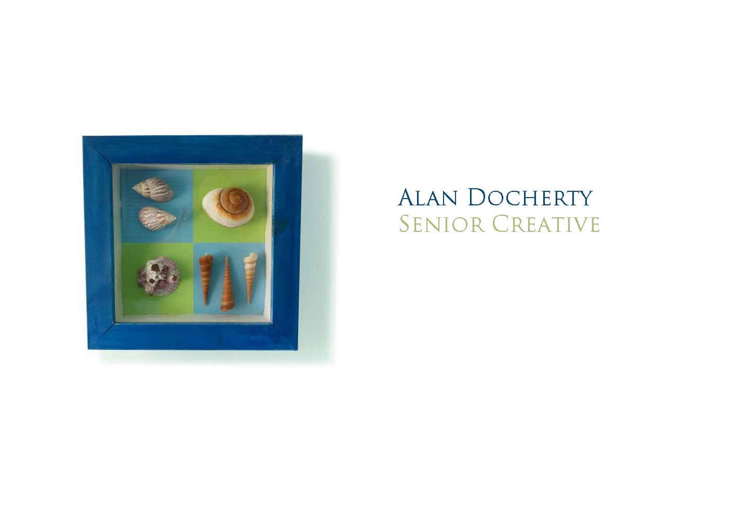 Sample Creative Folio by Alan Docherty