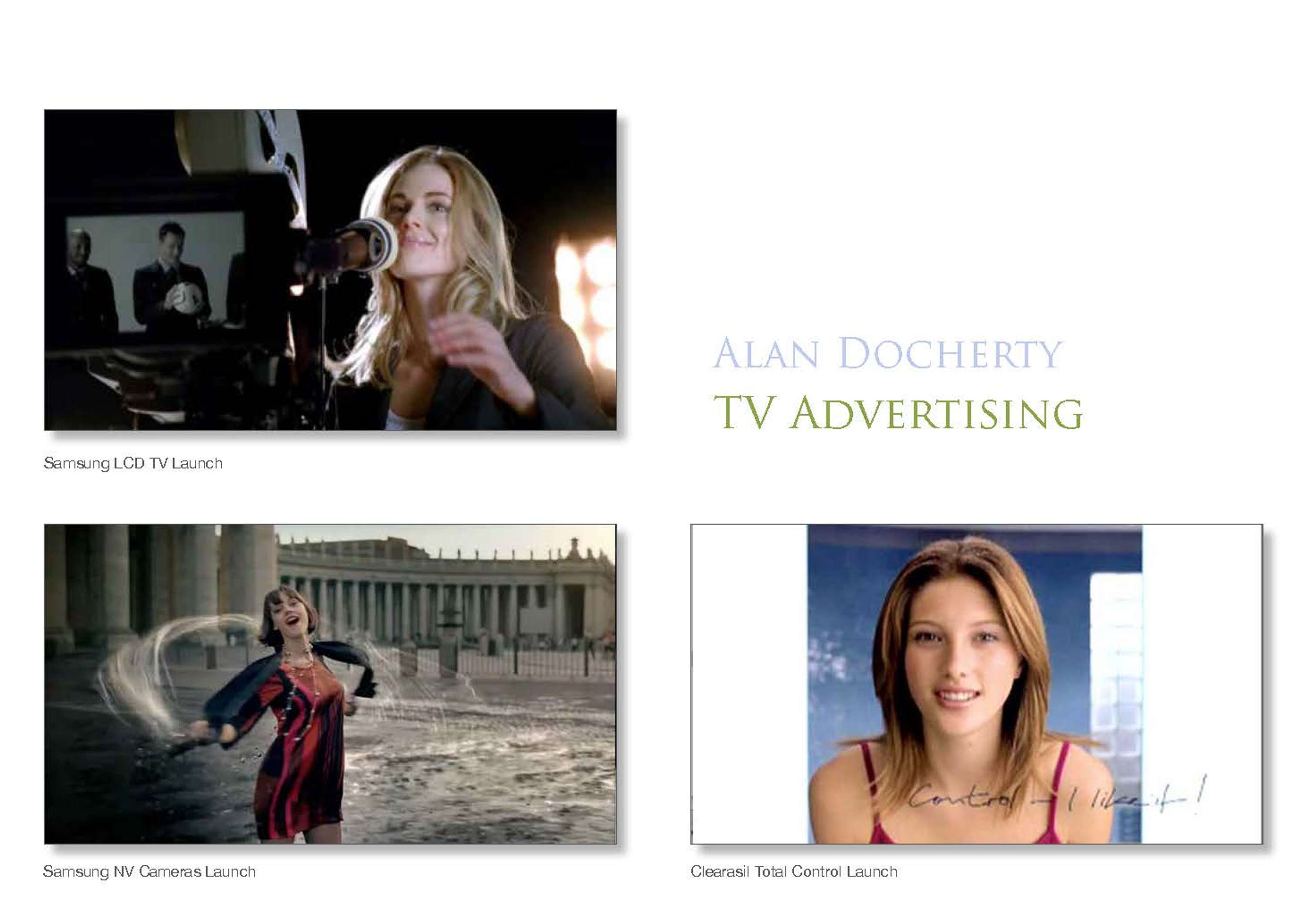 Sample Creative Folio by Alan Docherty