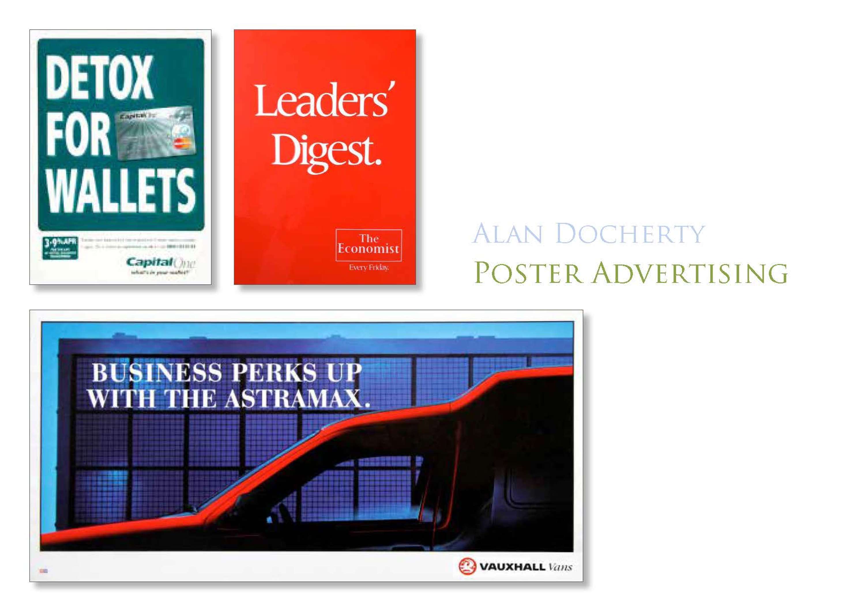 Sample Creative Folio by Alan Docherty