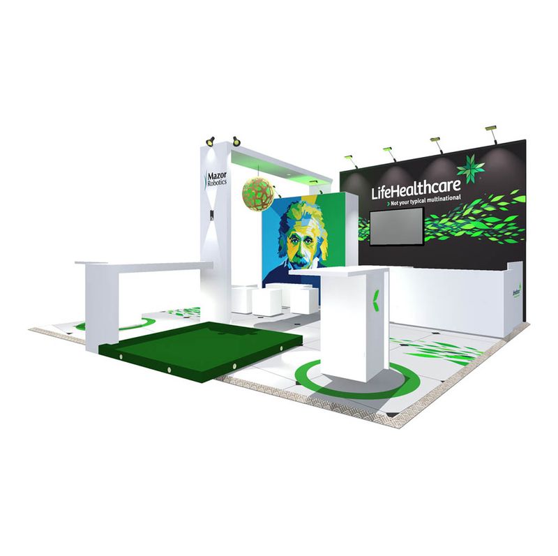 Lifehealthcare Exhibition Stand Design by Patrice Towers