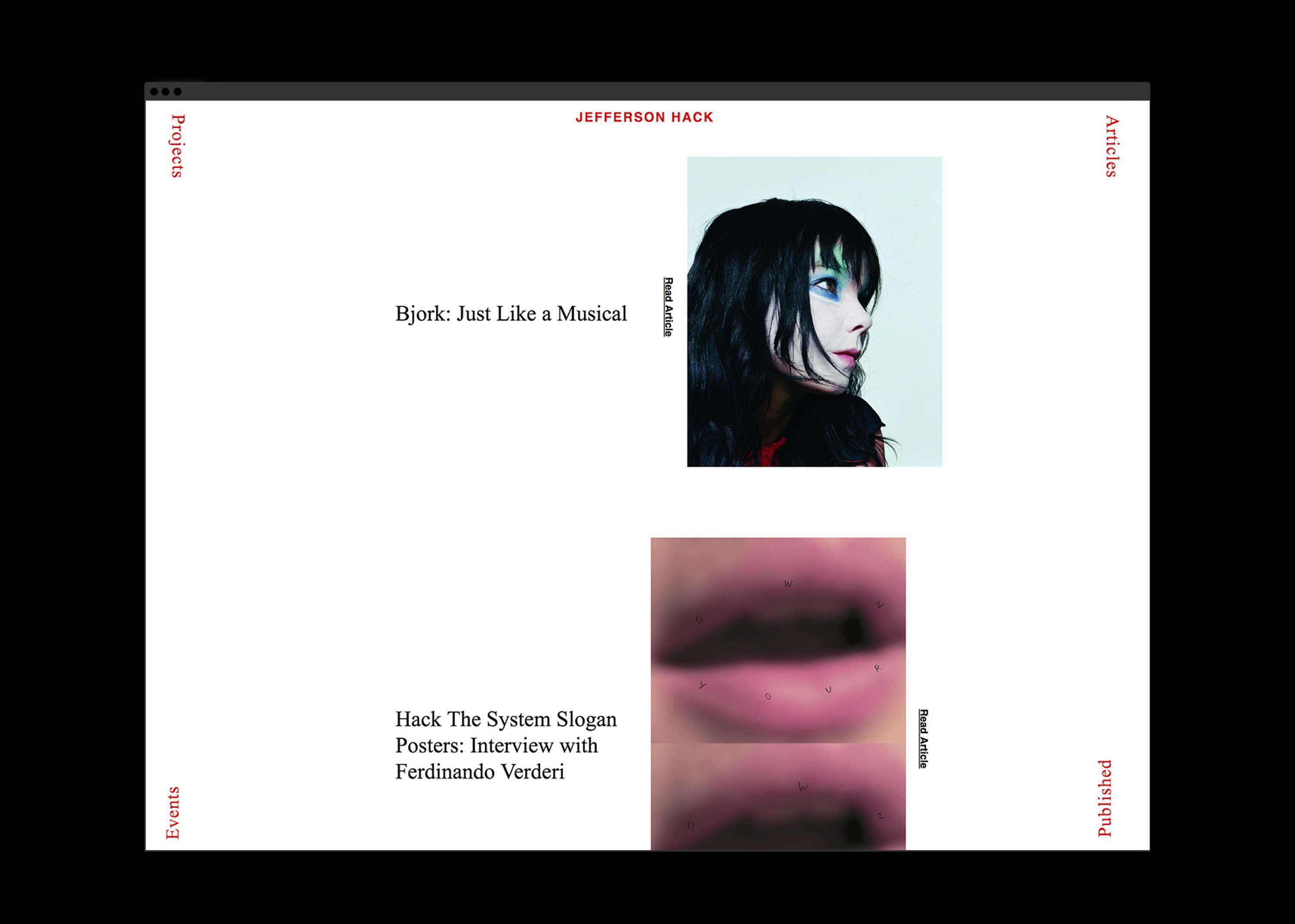 Jefferson Hack Site by Holly Benwell