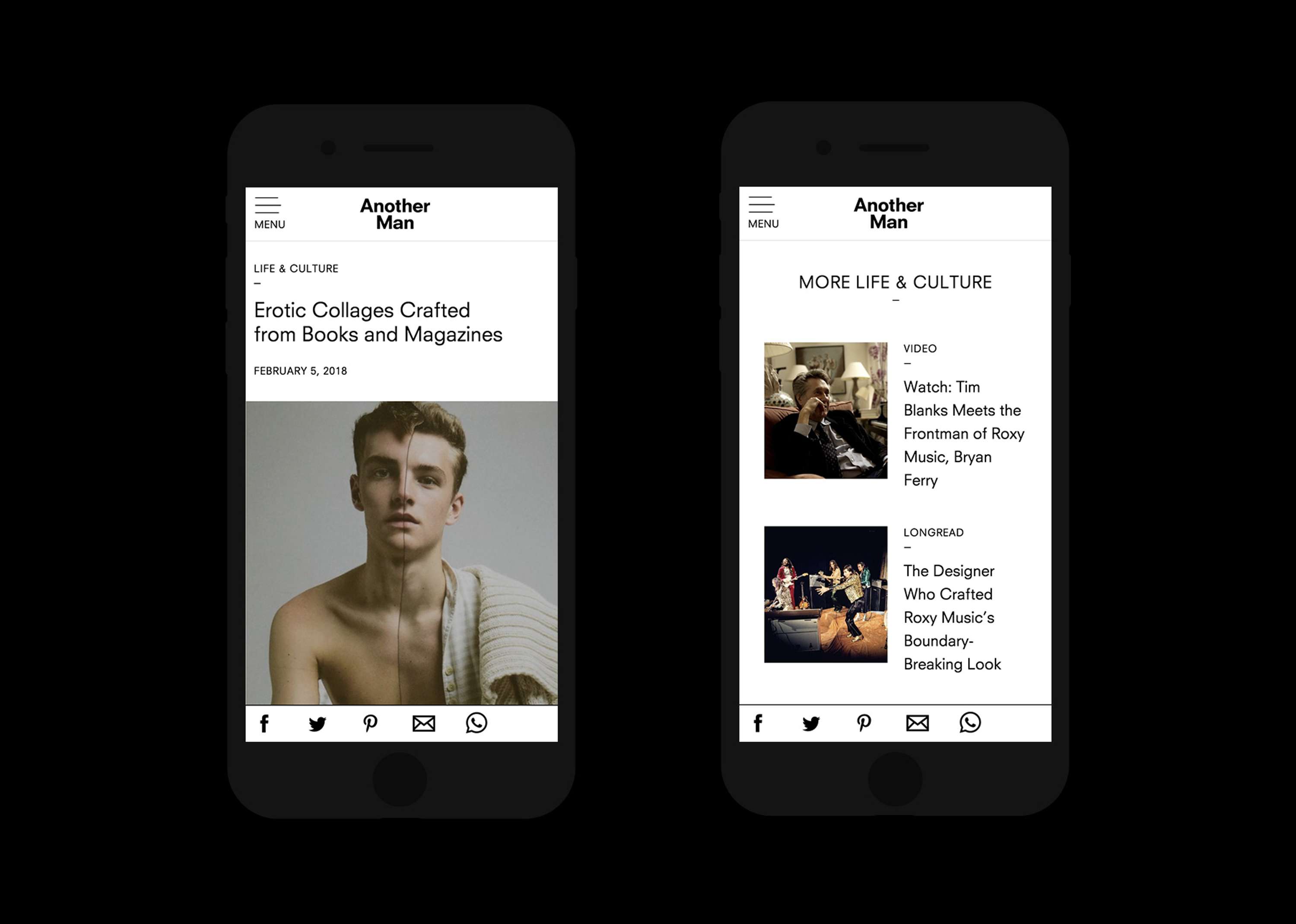 Another Man Site by Holly Benwell