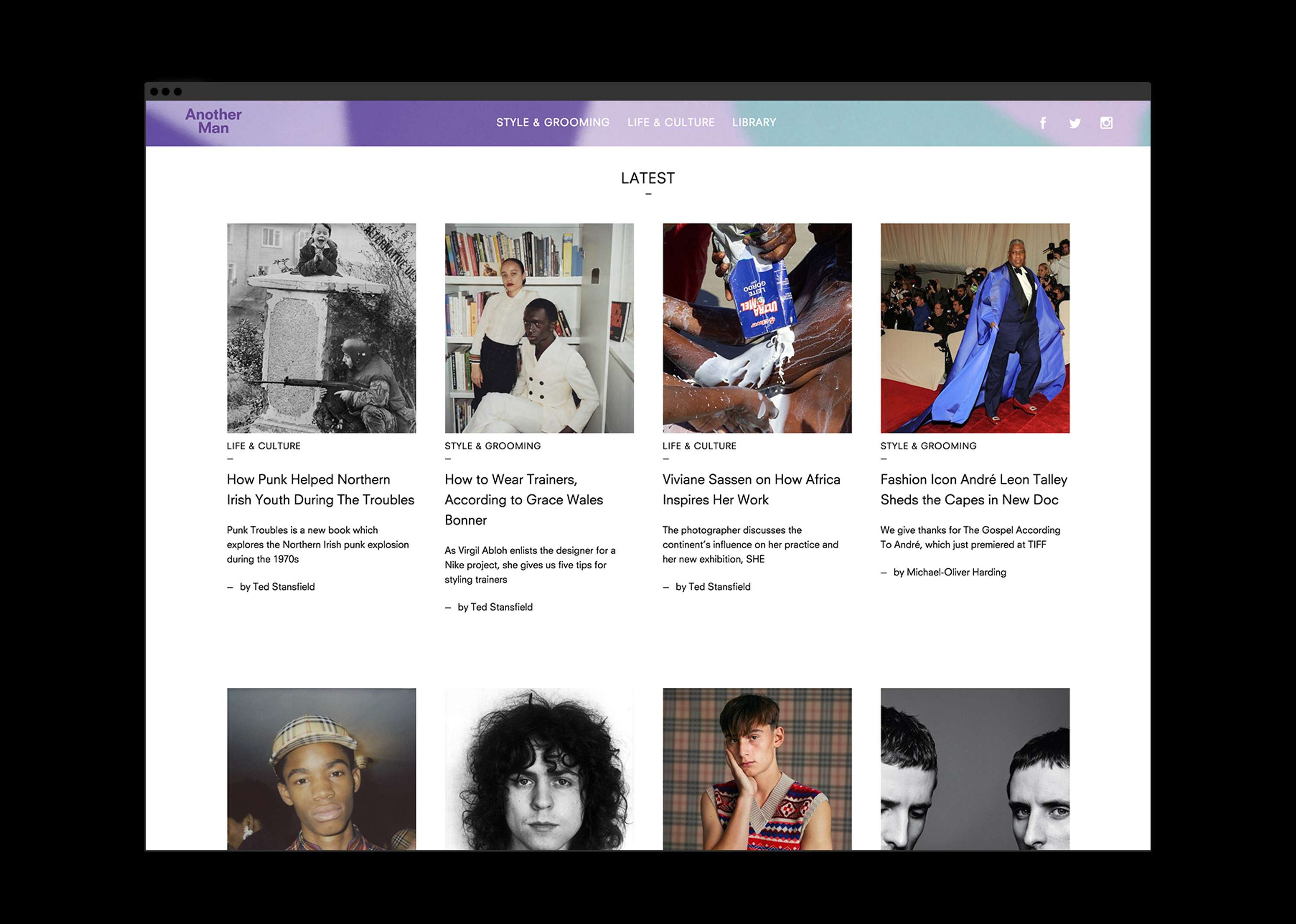 Another Man Site by Holly Benwell